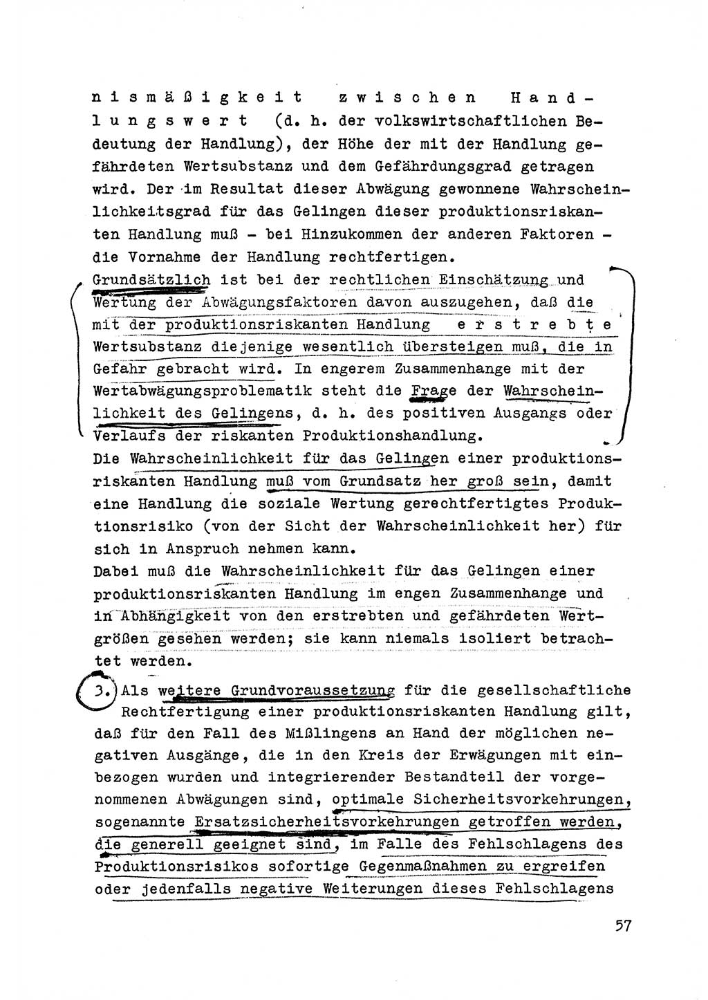 Strafrecht der DDR (Deutsche Demokratische Republik), Besonderer Teil, Lehrmaterial, Heft 6 1970, Seite 57 (Strafr. DDR BT Lehrmat. H. 6 1970, S. 57)