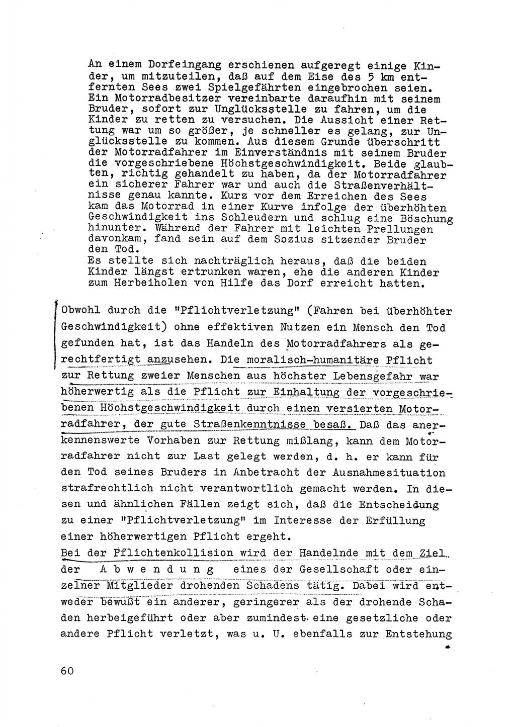 Strafrecht der DDR (Deutsche Demokratische Republik), Besonderer Teil, Lehrmaterial, Heft 6 1970, Seite 60 (Strafr. DDR BT Lehrmat. H. 6 1970, S. 60)