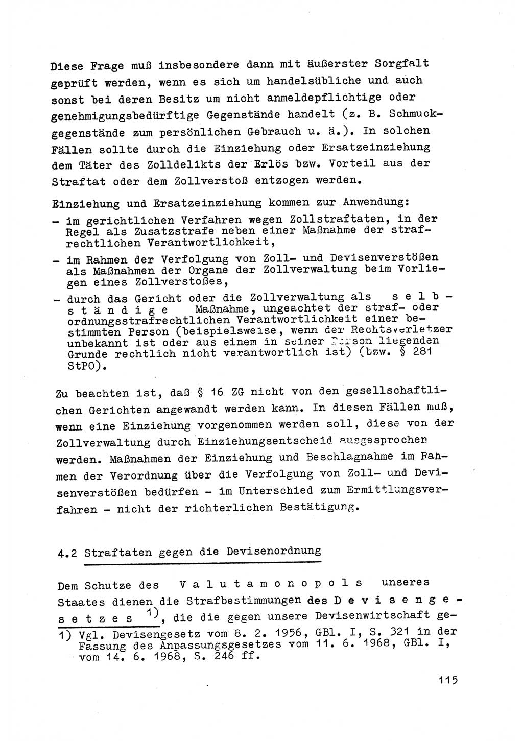 Strafrecht der DDR (Deutsche Demokratische Republik), Besonderer Teil, Lehrmaterial, Heft 6 1970, Seite 115 (Strafr. DDR BT Lehrmat. H. 6 1970, S. 115)