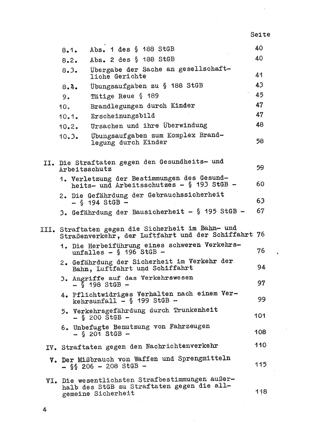 Strafrecht der DDR (Deutsche Demokratische Republik), Besonderer Teil, Lehrmaterial, Heft 7 1970, Seite 4 (Strafr. DDR BT Lehrmat. H. 7 1970, S. 4)