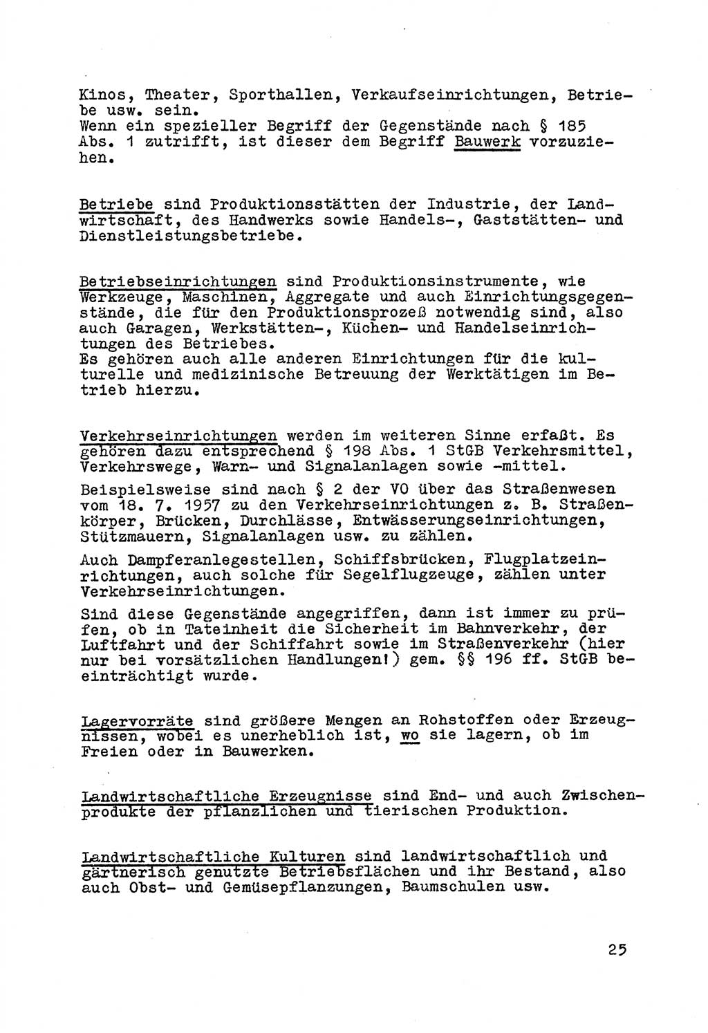 Strafrecht der DDR (Deutsche Demokratische Republik), Besonderer Teil, Lehrmaterial, Heft 7 1970, Seite 25 (Strafr. DDR BT Lehrmat. H. 7 1970, S. 25)