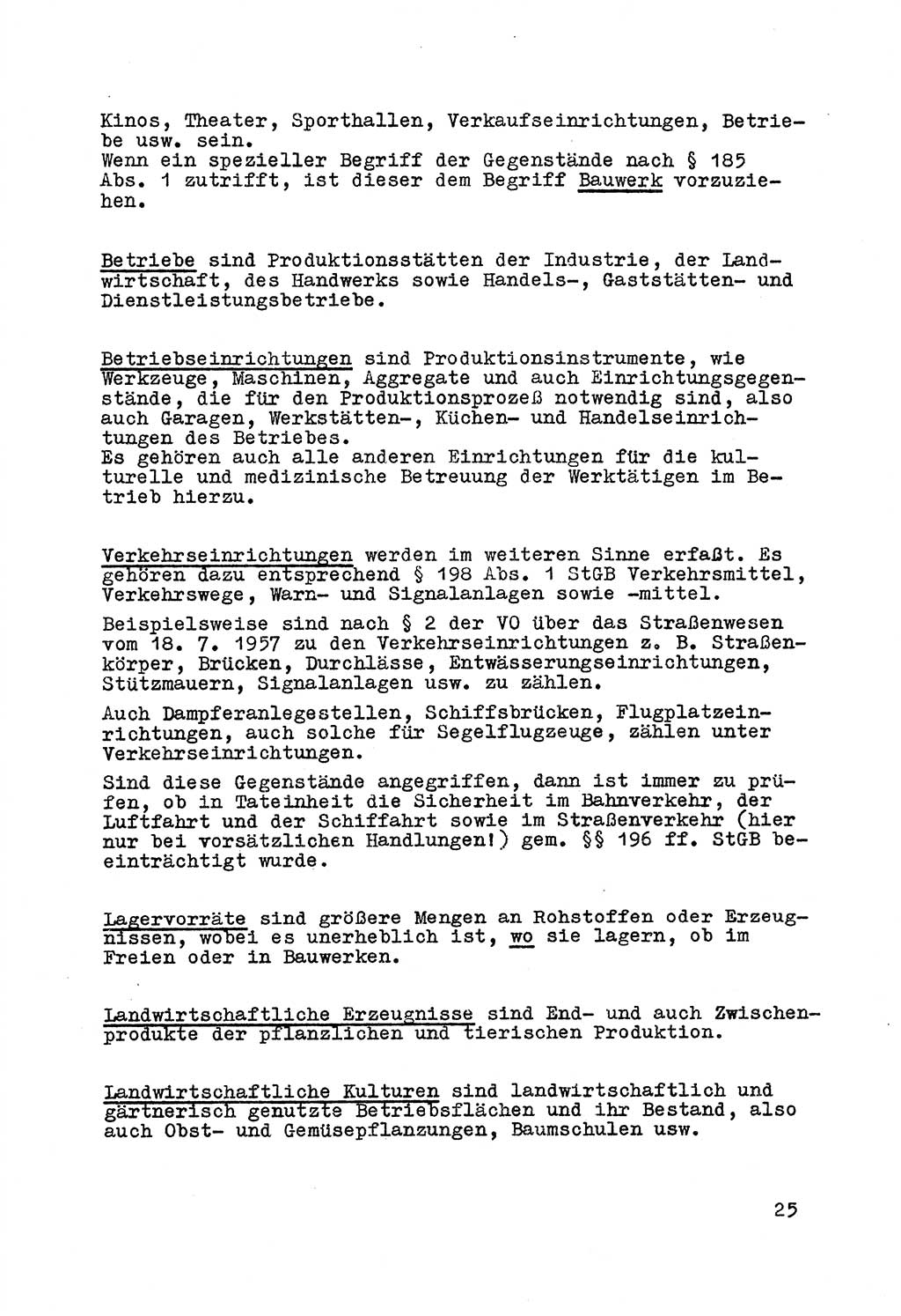 Strafrecht der DDR (Deutsche Demokratische Republik), Besonderer Teil, Lehrmaterial, Heft 7 1970, Seite 25 (Strafr. DDR BT Lehrmat. H. 7 1970, S. 25)