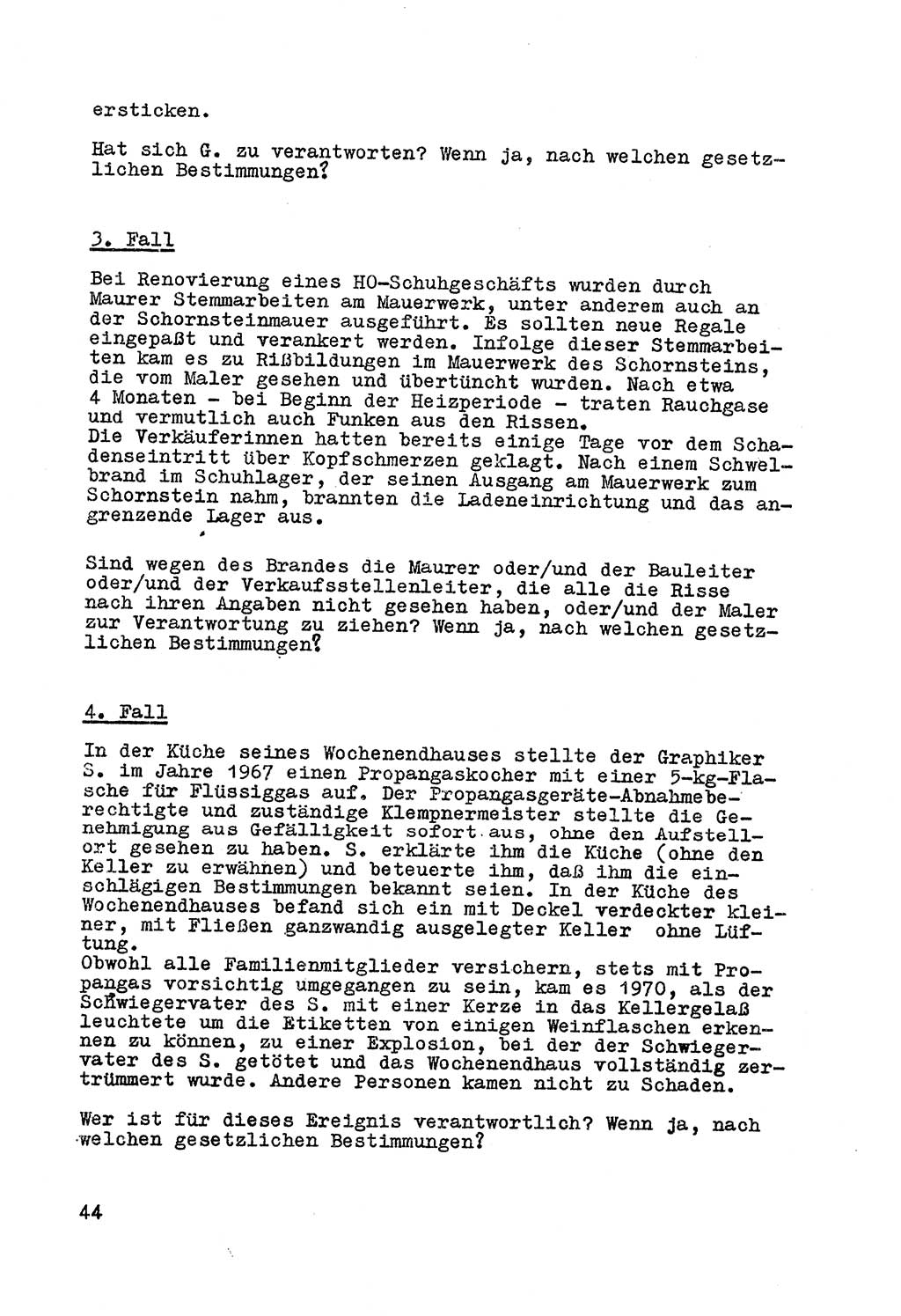 Strafrecht der DDR (Deutsche Demokratische Republik), Besonderer Teil, Lehrmaterial, Heft 7 1970, Seite 44 (Strafr. DDR BT Lehrmat. H. 7 1970, S. 44)