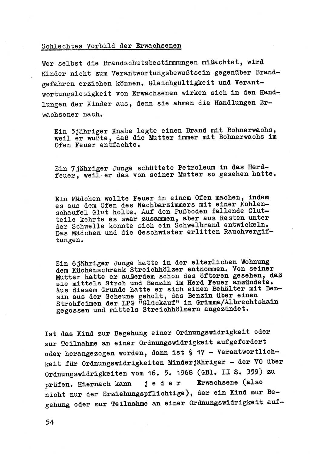 Strafrecht der DDR (Deutsche Demokratische Republik), Besonderer Teil, Lehrmaterial, Heft 7 1970, Seite 54 (Strafr. DDR BT Lehrmat. H. 7 1970, S. 54)