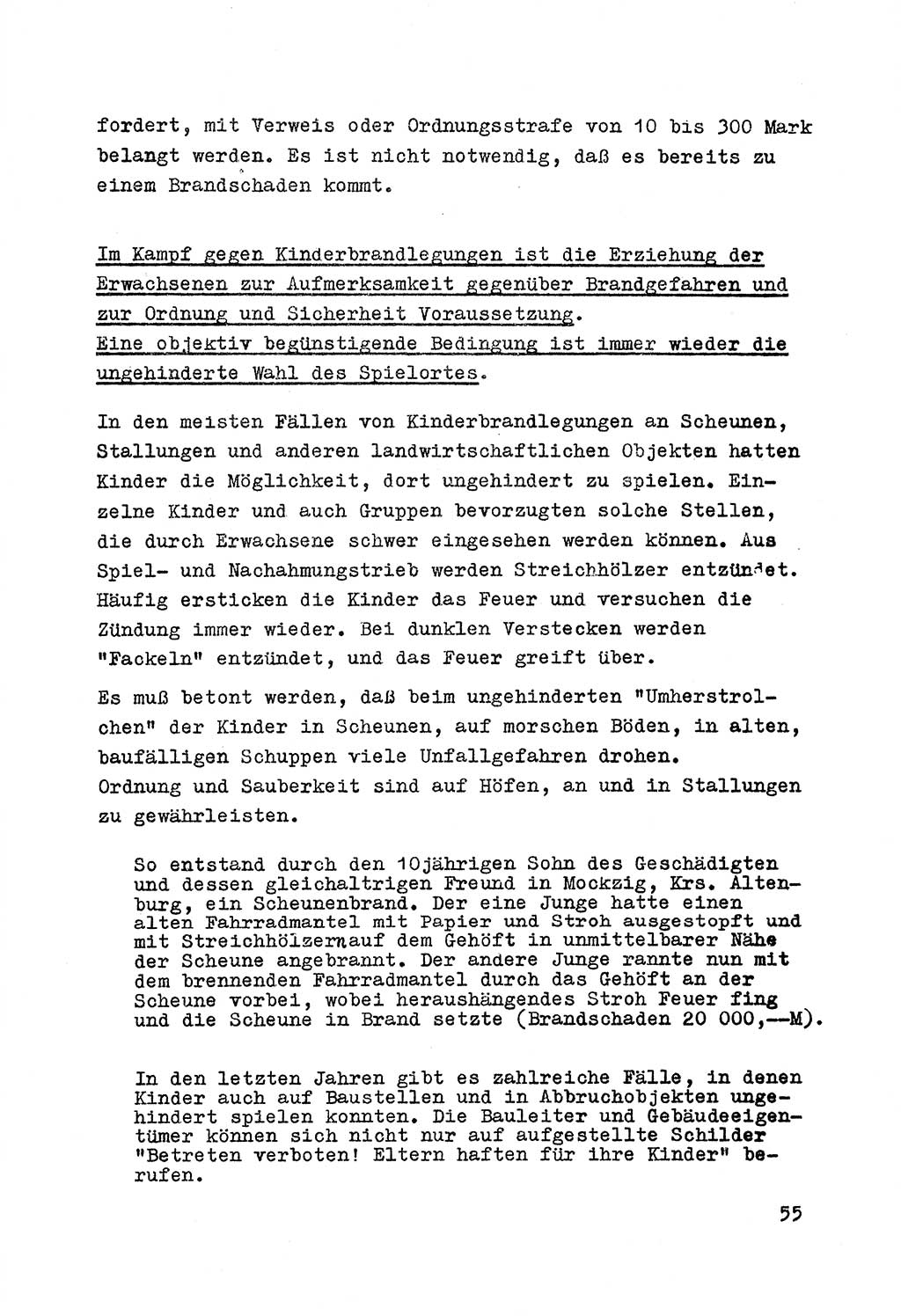 Strafrecht der DDR (Deutsche Demokratische Republik), Besonderer Teil, Lehrmaterial, Heft 7 1970, Seite 55 (Strafr. DDR BT Lehrmat. H. 7 1970, S. 55)