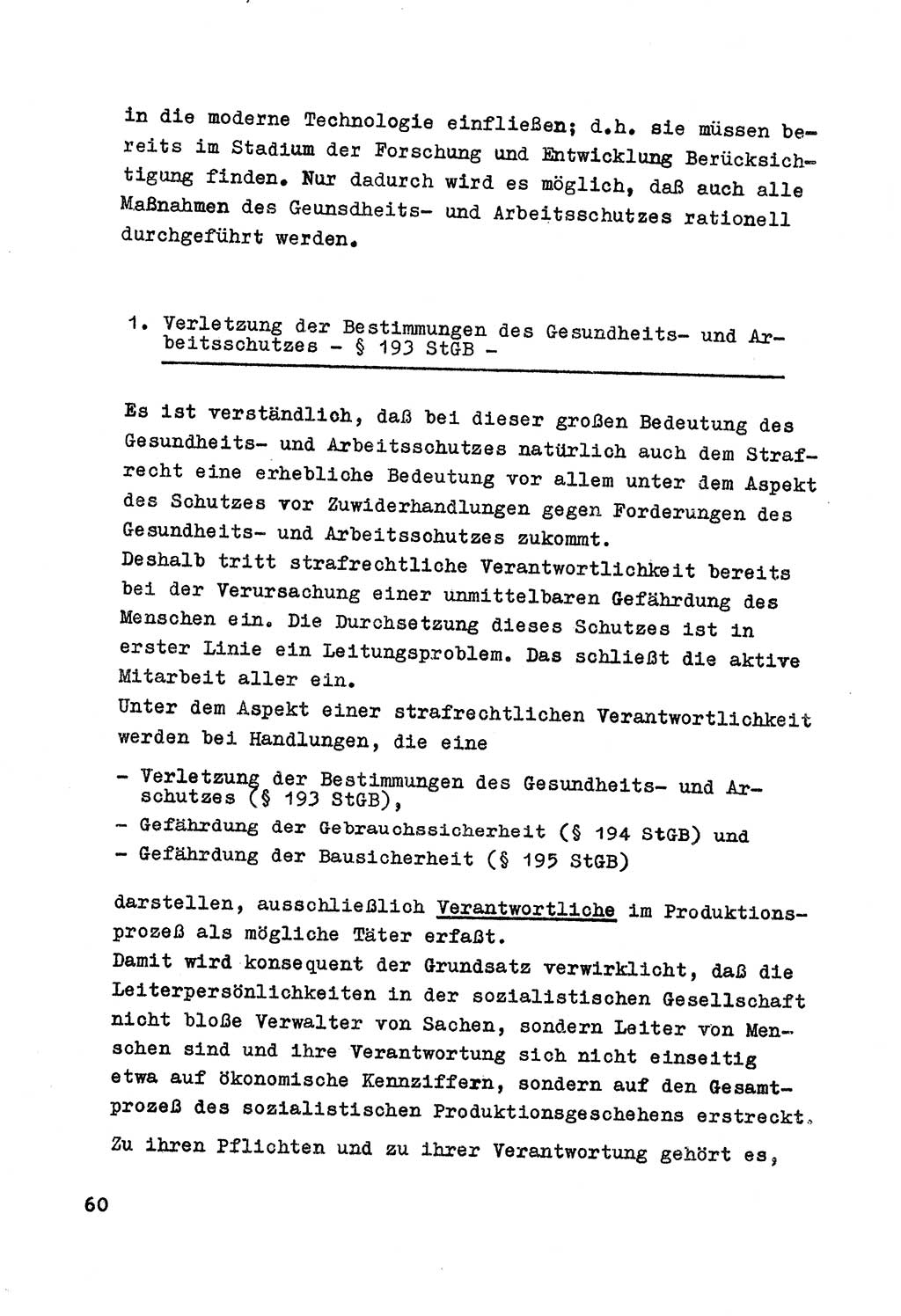 Strafrecht der DDR (Deutsche Demokratische Republik), Besonderer Teil, Lehrmaterial, Heft 7 1970, Seite 60 (Strafr. DDR BT Lehrmat. H. 7 1970, S. 60)