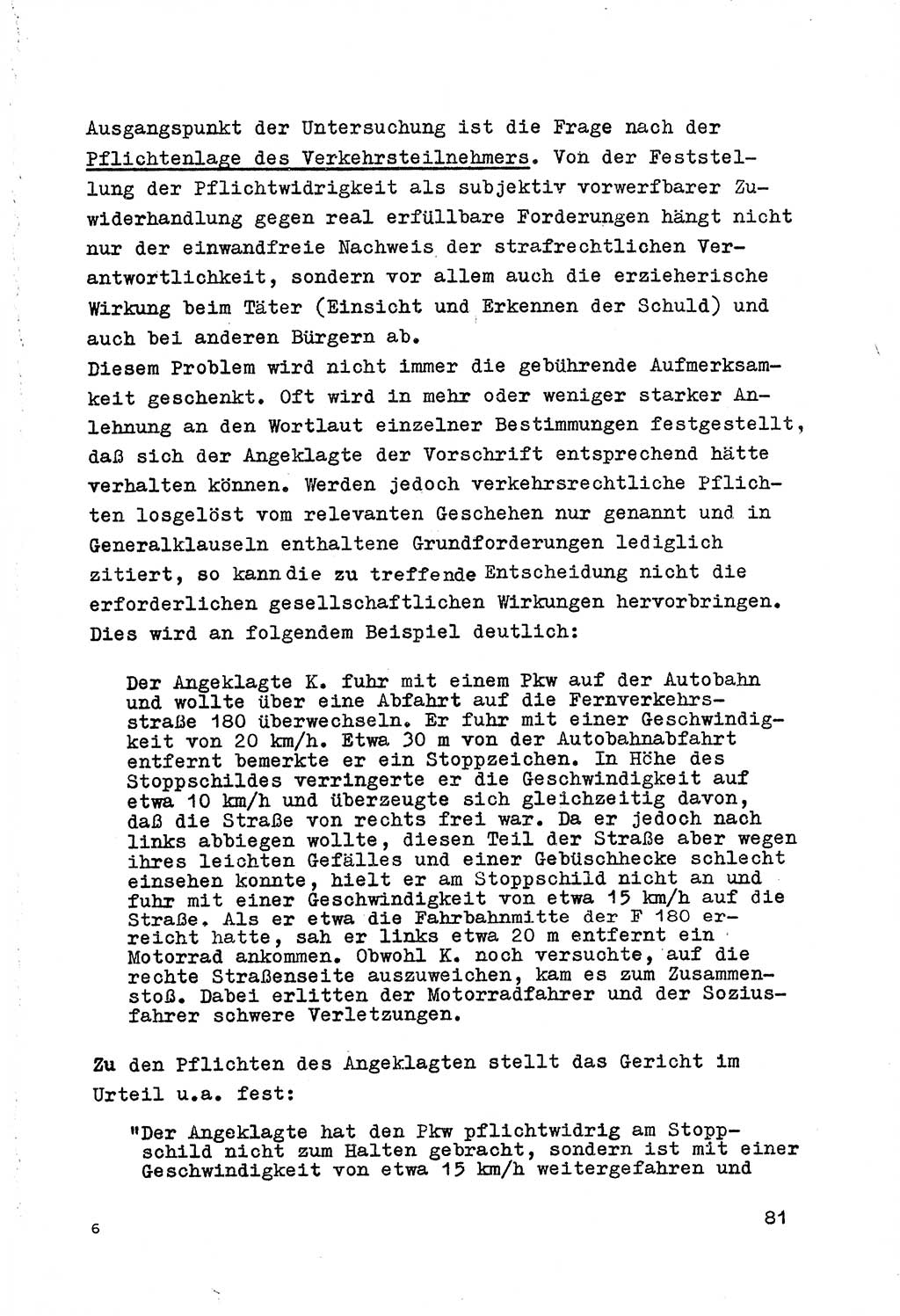 Strafrecht der DDR (Deutsche Demokratische Republik), Besonderer Teil, Lehrmaterial, Heft 7 1970, Seite 81 (Strafr. DDR BT Lehrmat. H. 7 1970, S. 81)