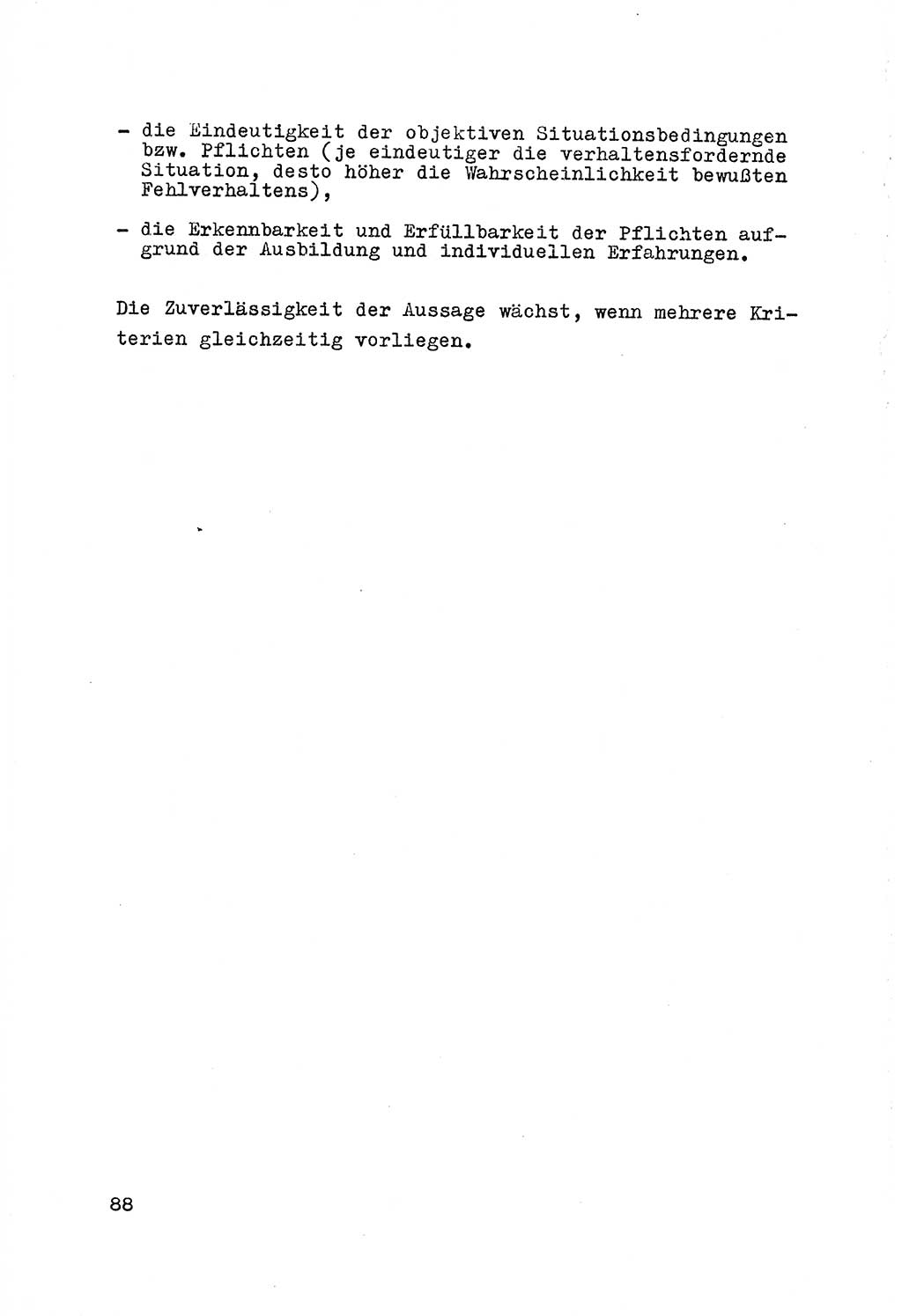 Strafrecht der DDR (Deutsche Demokratische Republik), Besonderer Teil, Lehrmaterial, Heft 7 1970, Seite 88 (Strafr. DDR BT Lehrmat. H. 7 1970, S. 88)