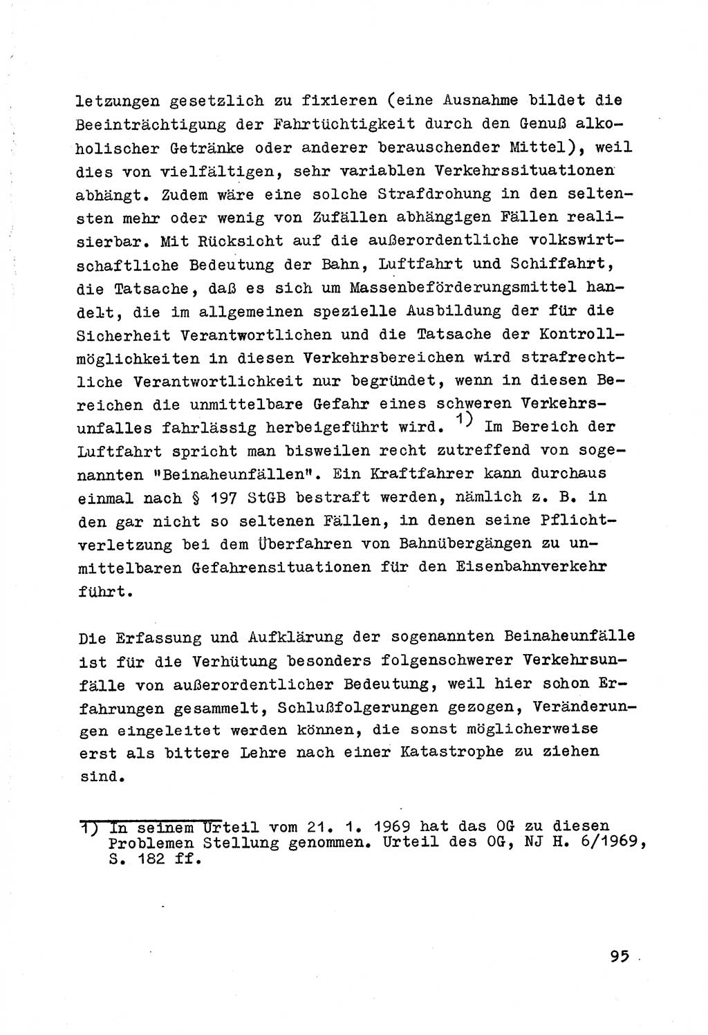 Strafrecht der DDR (Deutsche Demokratische Republik), Besonderer Teil, Lehrmaterial, Heft 7 1970, Seite 95 (Strafr. DDR BT Lehrmat. H. 7 1970, S. 95)