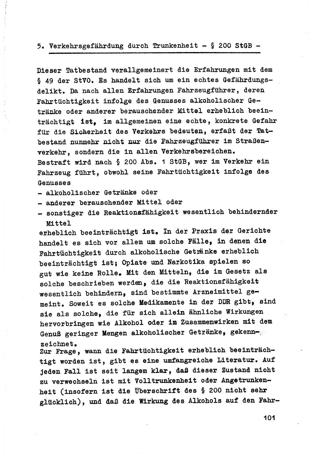 Strafrecht der DDR (Deutsche Demokratische Republik), Besonderer Teil, Lehrmaterial, Heft 7 1970, Seite 101 (Strafr. DDR BT Lehrmat. H. 7 1970, S. 101)