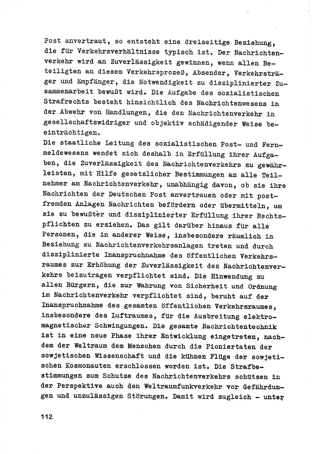 Strafrecht der DDR (Deutsche Demokratische Republik), Besonderer Teil, Lehrmaterial, Heft 7 1970, Seite 112 (Strafr. DDR BT Lehrmat. H. 7 1970, S. 112)