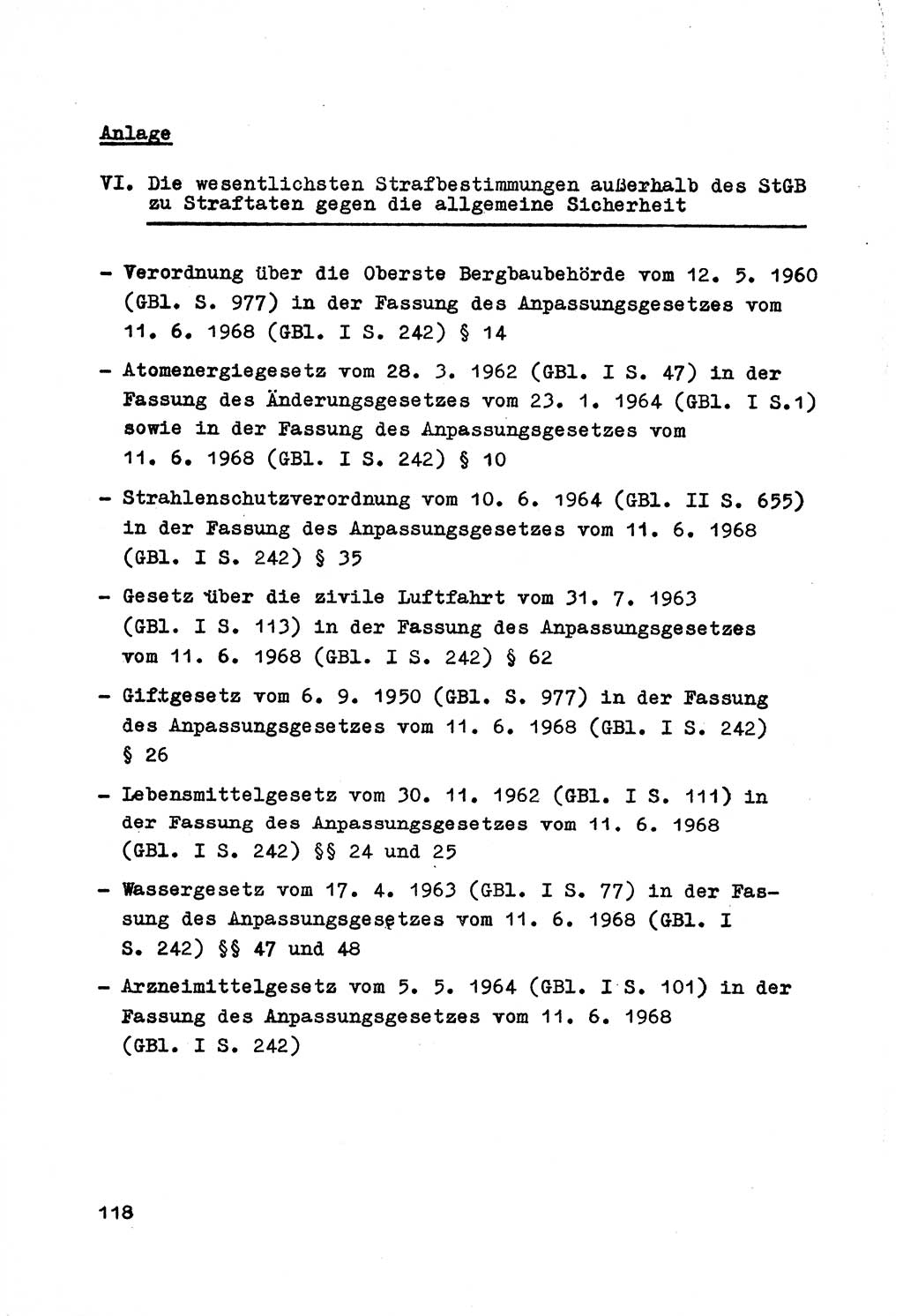 Strafrecht der DDR (Deutsche Demokratische Republik), Besonderer Teil, Lehrmaterial, Heft 7 1970, Seite 118 (Strafr. DDR BT Lehrmat. H. 7 1970, S. 118)