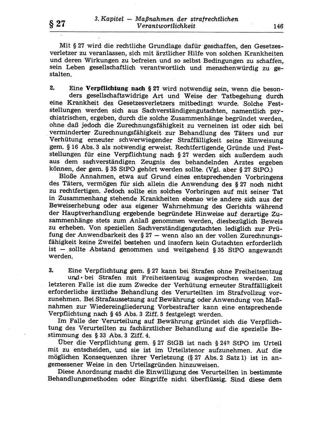 Strafrecht der Deutschen Demokratischen Republik (DDR), Lehrkommentar zum Strafgesetzbuch (StGB), Allgemeiner Teil 1970, Seite 146 (Strafr. DDR Lehrkomm. StGB AT 1970, S. 146)