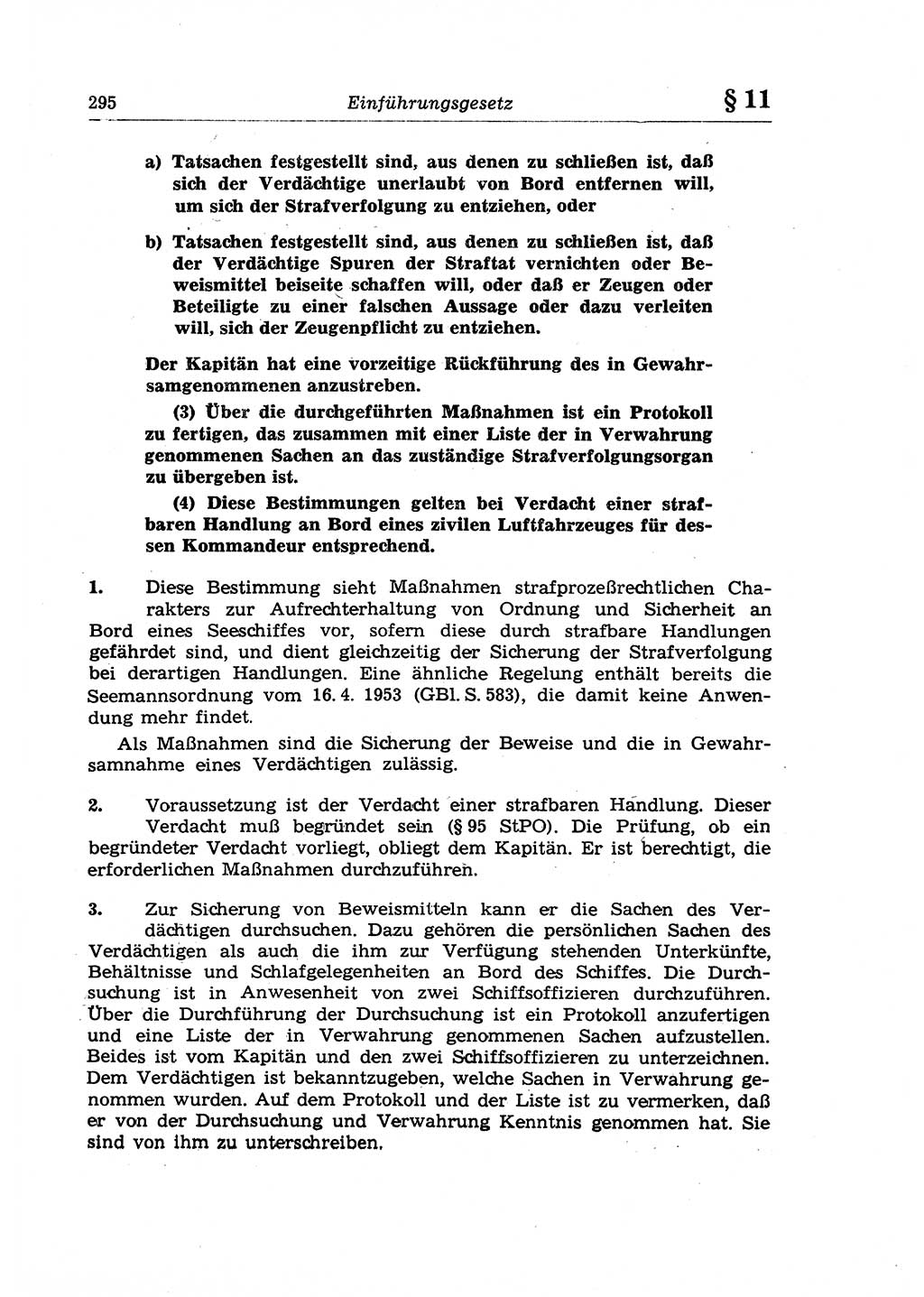 Strafrecht der Deutschen Demokratischen Republik (DDR), Lehrkommentar zum Strafgesetzbuch (StGB), Allgemeiner Teil 1970, Seite 295 (Strafr. DDR Lehrkomm. StGB AT 1970, S. 295)