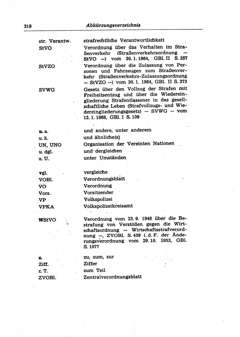 Strafrecht der Deutschen Demokratischen Republik (DDR), Lehrkommentar zum Strafgesetzbuch (StGB), Allgemeiner Teil 1970, Seite 319 (Strafr. DDR Lehrkomm. StGB AT 1970, S. 319)