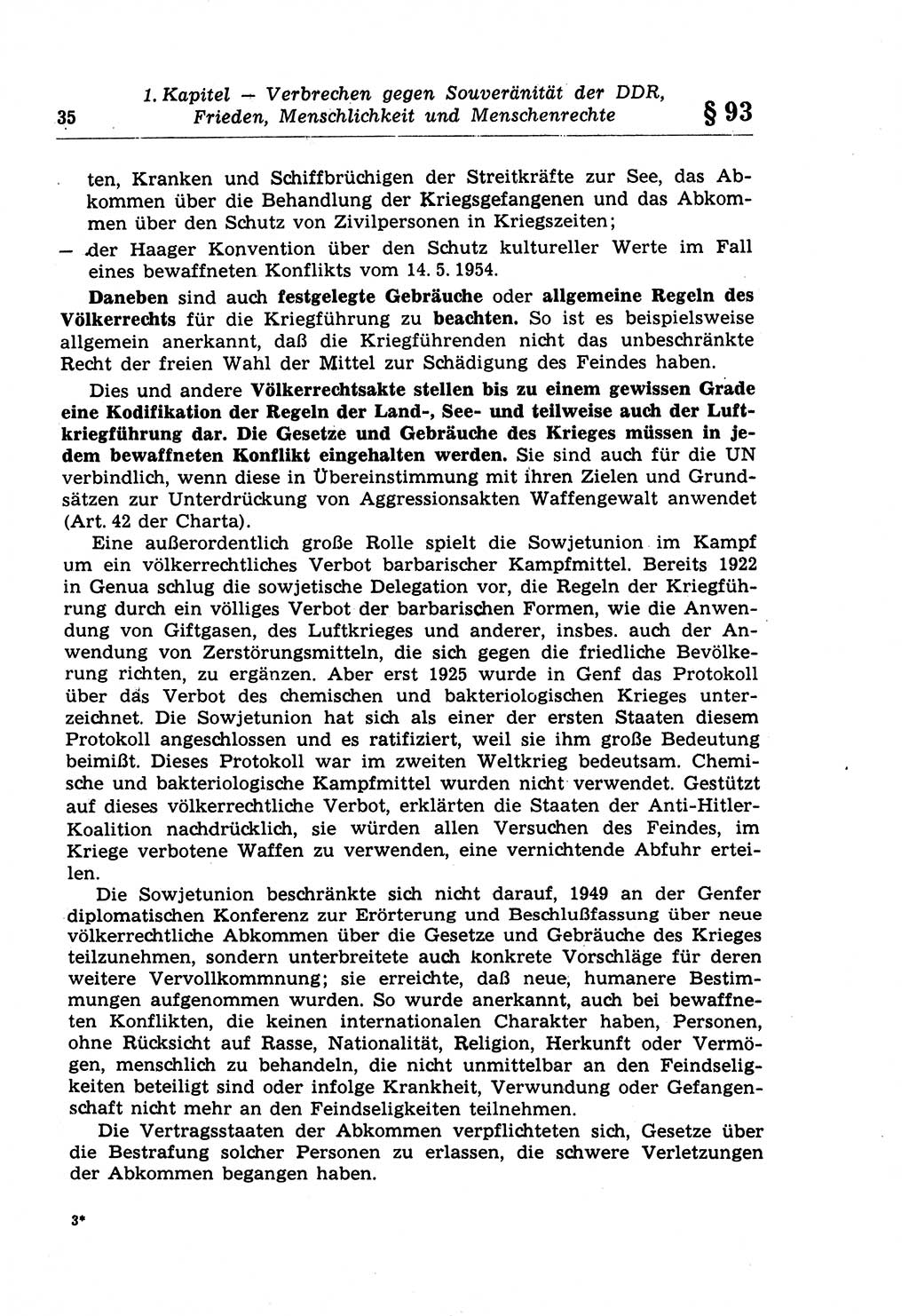 Strafrecht der Deutschen Demokratischen Republik (DDR), Lehrkommentar zum Strafgesetzbuch (StGB), Besonderer Teil 1970, Seite 35 (Strafr. DDR Lehrkomm. StGB BT 1970, S. 35)