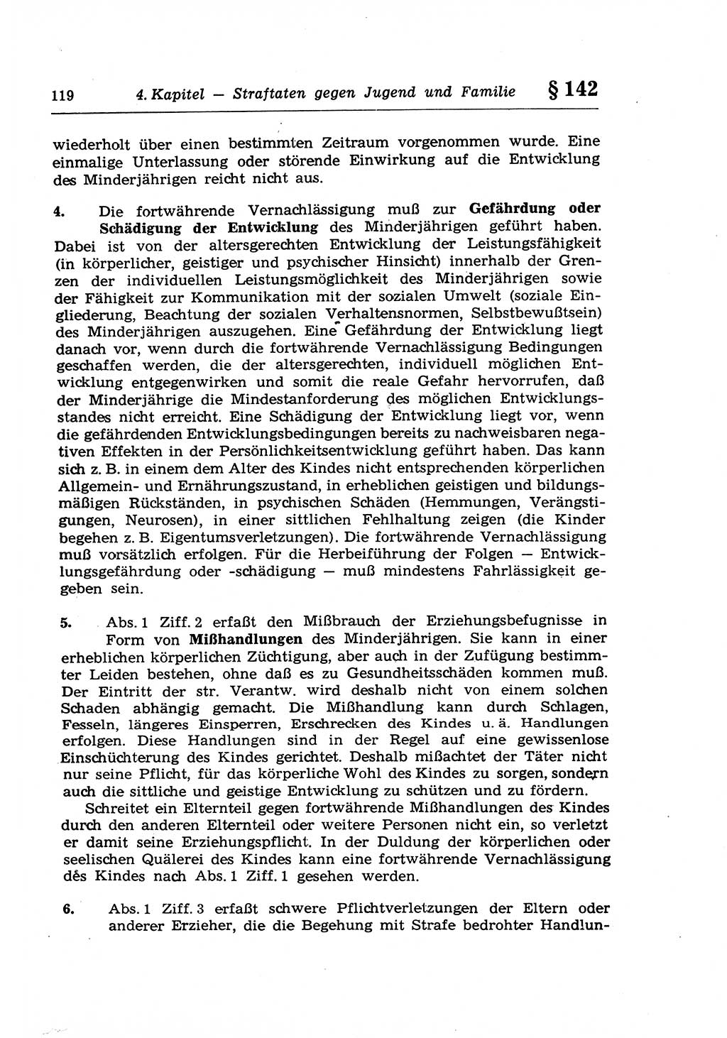 Strafrecht der Deutschen Demokratischen Republik (DDR), Lehrkommentar zum Strafgesetzbuch (StGB), Besonderer Teil 1970, Seite 119 (Strafr. DDR Lehrkomm. StGB BT 1970, S. 119)