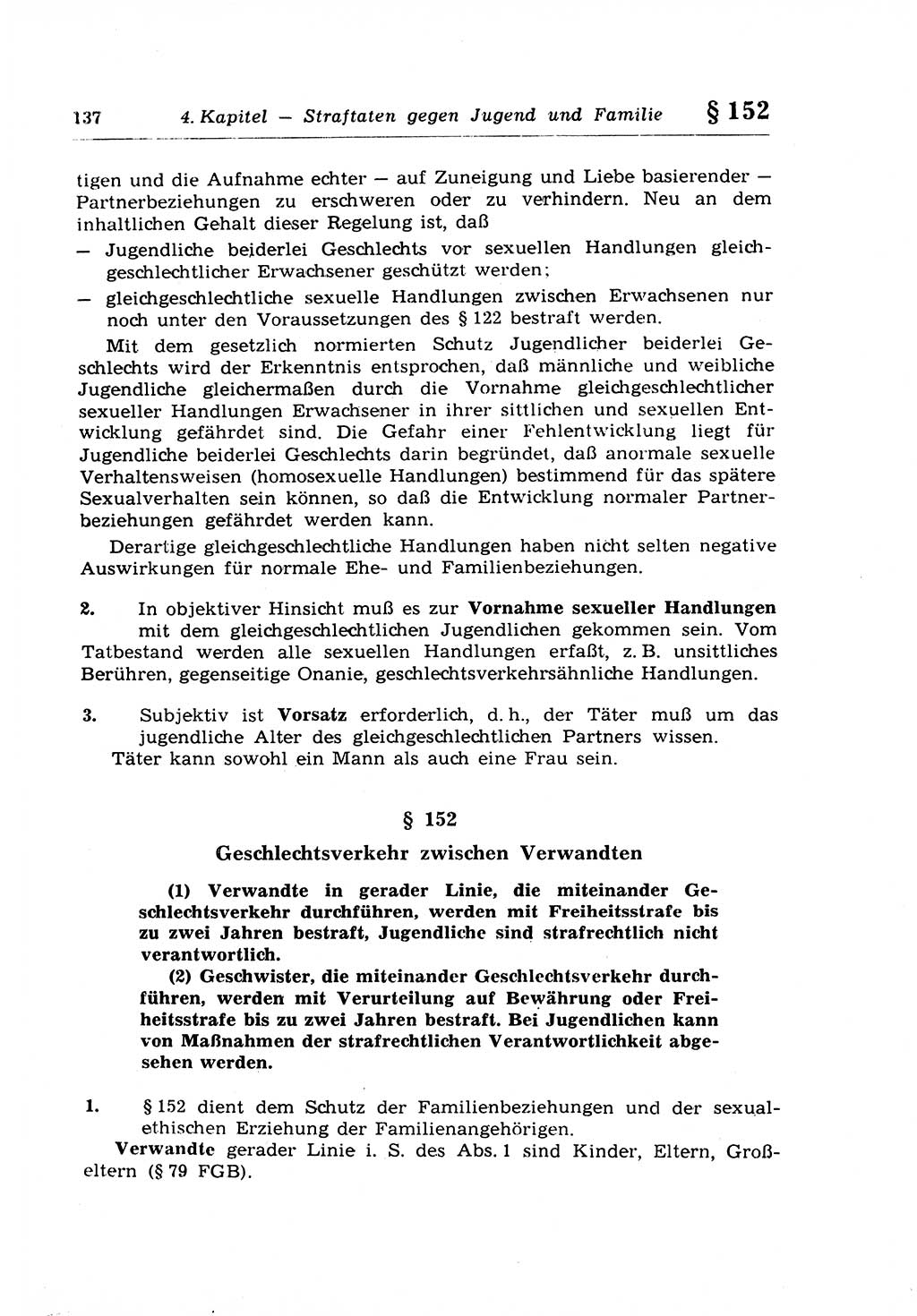 Strafrecht der Deutschen Demokratischen Republik (DDR), Lehrkommentar zum Strafgesetzbuch (StGB), Besonderer Teil 1970, Seite 137 (Strafr. DDR Lehrkomm. StGB BT 1970, S. 137)