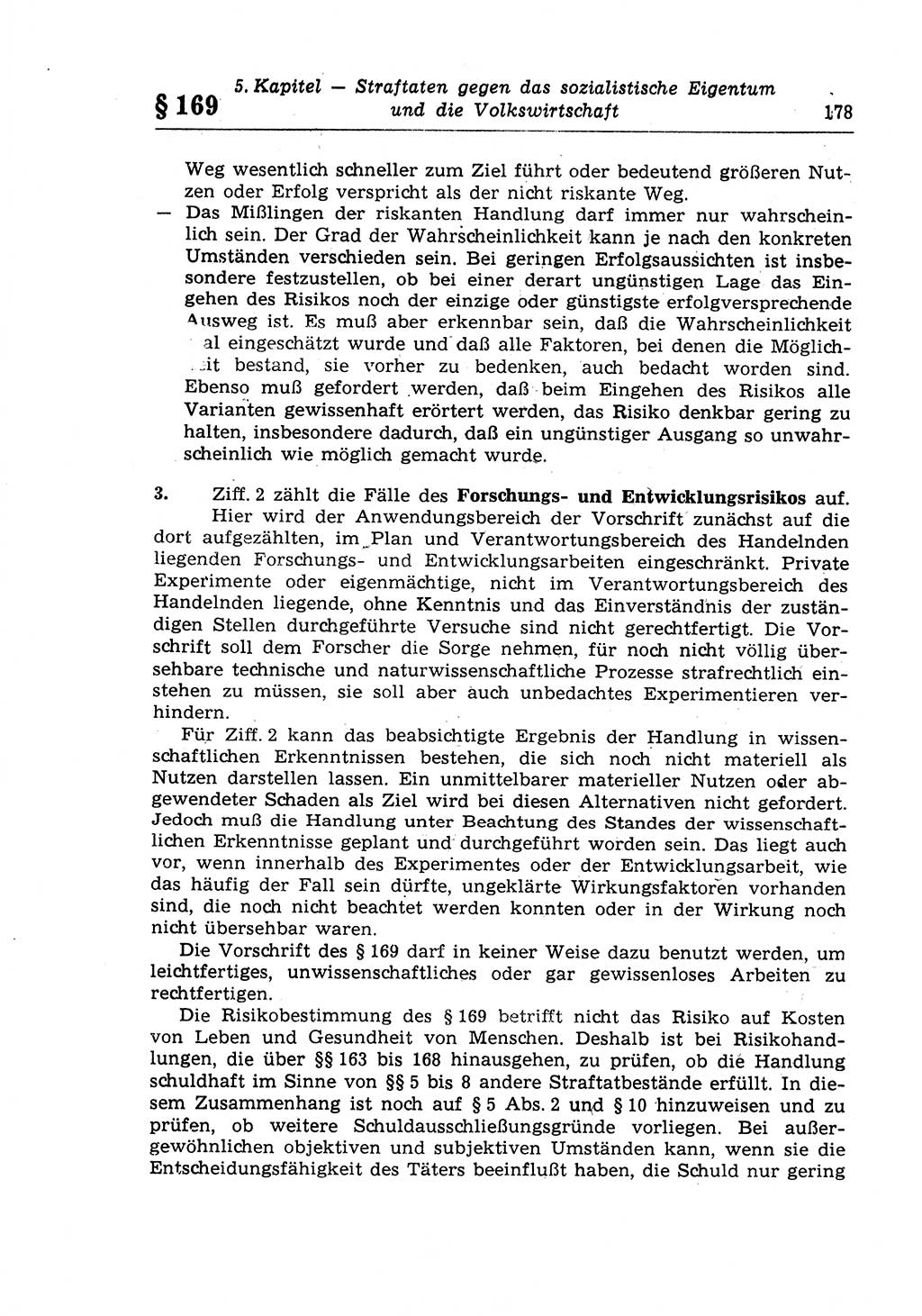 Strafrecht der Deutschen Demokratischen Republik (DDR), Lehrkommentar zum Strafgesetzbuch (StGB), Besonderer Teil 1970, Seite 178 (Strafr. DDR Lehrkomm. StGB BT 1970, S. 178)