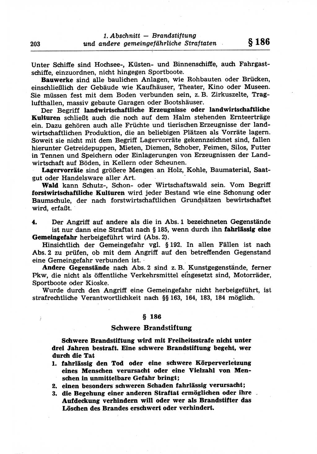 Strafrecht der Deutschen Demokratischen Republik (DDR), Lehrkommentar zum Strafgesetzbuch (StGB), Besonderer Teil 1970, Seite 203 (Strafr. DDR Lehrkomm. StGB BT 1970, S. 203)