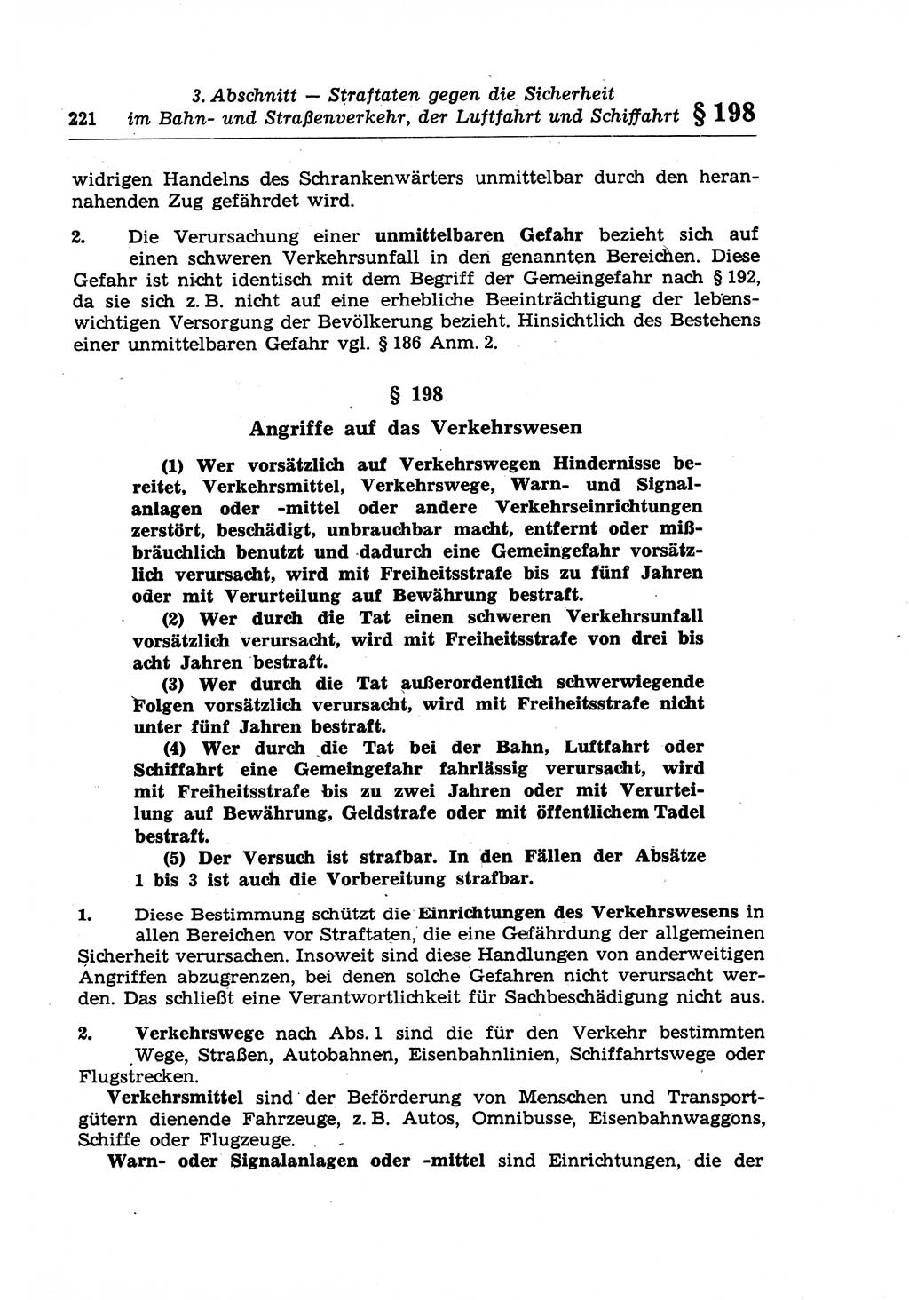 Strafrecht der Deutschen Demokratischen Republik (DDR), Lehrkommentar zum Strafgesetzbuch (StGB), Besonderer Teil 1970, Seite 221 (Strafr. DDR Lehrkomm. StGB BT 1970, S. 221)