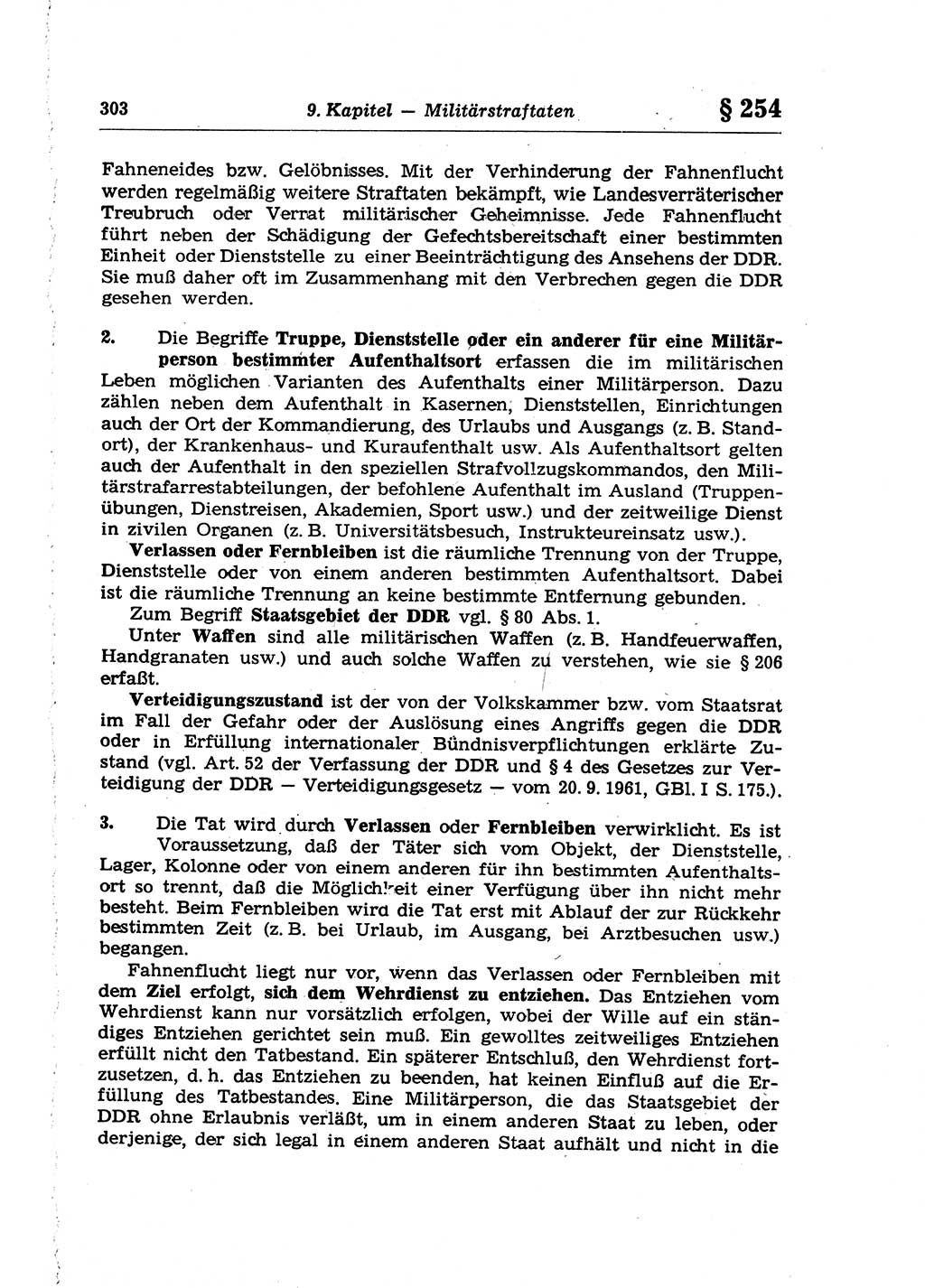 Strafrecht der Deutschen Demokratischen Republik (DDR), Lehrkommentar zum Strafgesetzbuch (StGB), Besonderer Teil 1970, Seite 303 (Strafr. DDR Lehrkomm. StGB BT 1970, S. 303)