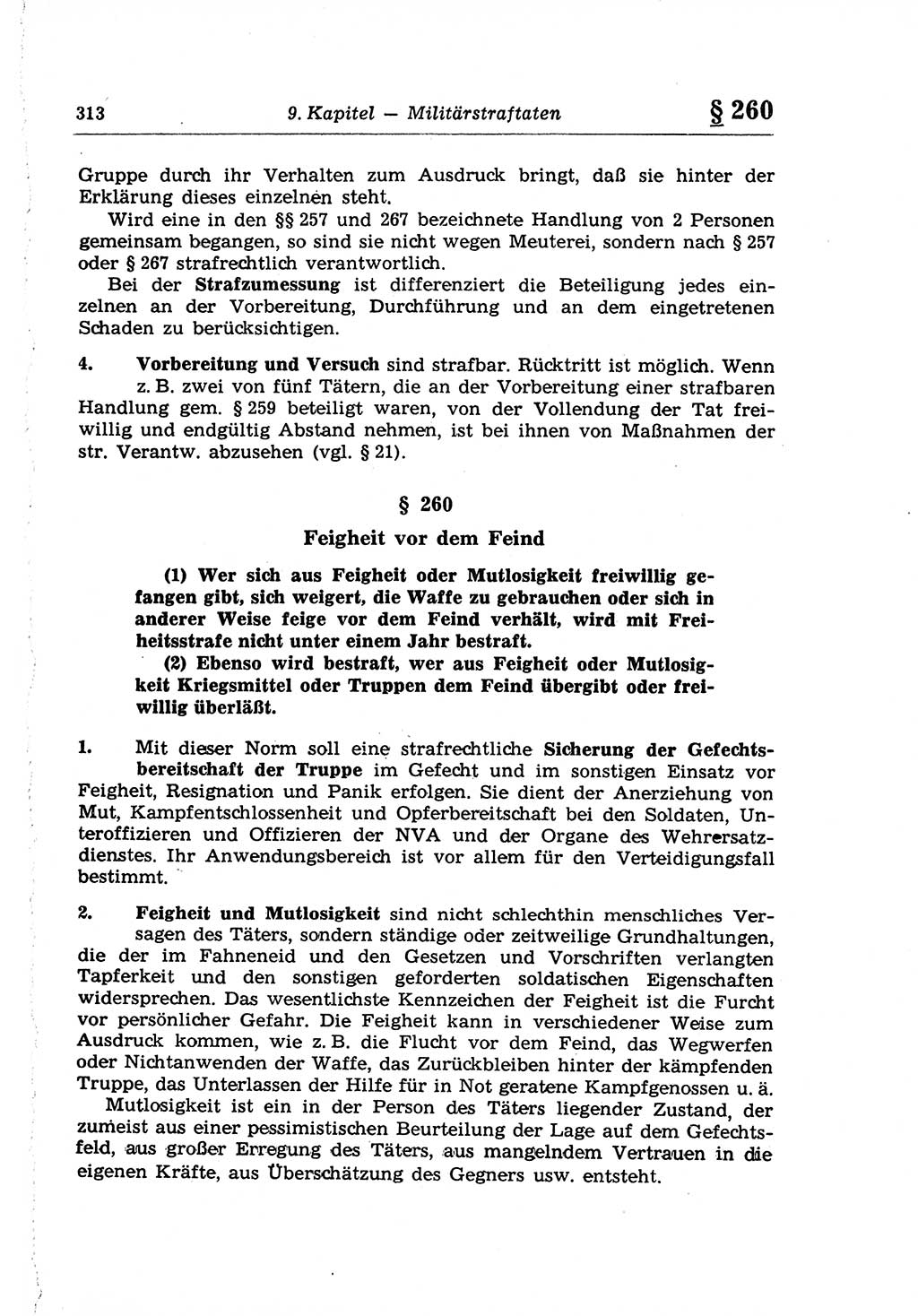 Strafrecht der Deutschen Demokratischen Republik (DDR), Lehrkommentar zum Strafgesetzbuch (StGB), Besonderer Teil 1970, Seite 313 (Strafr. DDR Lehrkomm. StGB BT 1970, S. 313)