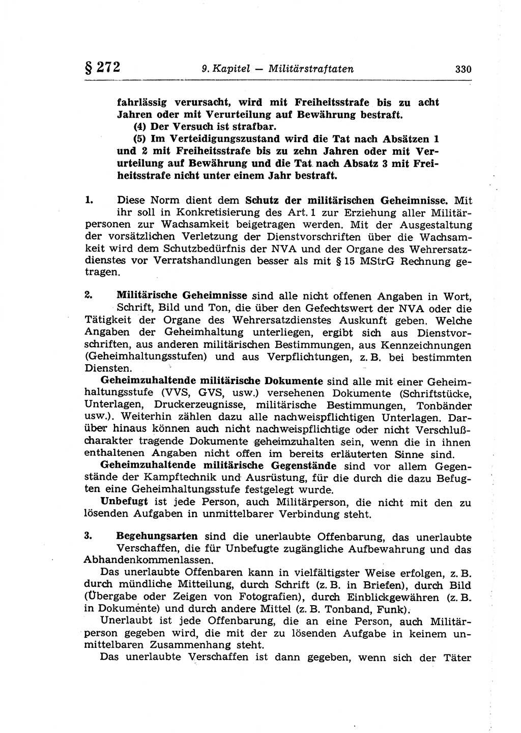 Strafrecht der Deutschen Demokratischen Republik (DDR), Lehrkommentar zum Strafgesetzbuch (StGB), Besonderer Teil 1970, Seite 330 (Strafr. DDR Lehrkomm. StGB BT 1970, S. 330)
