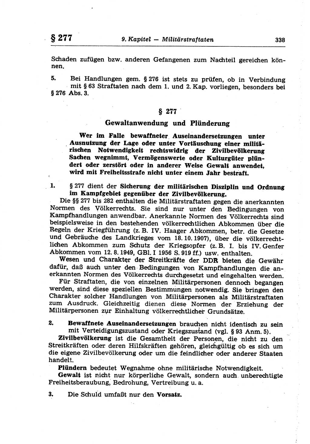 Strafrecht der Deutschen Demokratischen Republik (DDR), Lehrkommentar zum Strafgesetzbuch (StGB), Besonderer Teil 1970, Seite 338 (Strafr. DDR Lehrkomm. StGB BT 1970, S. 338)