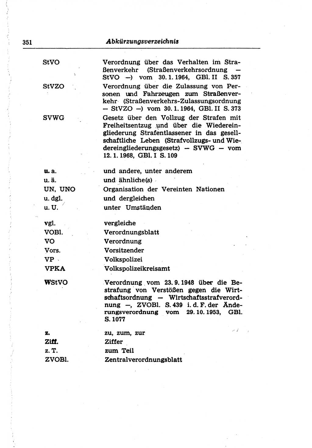 Strafrecht der Deutschen Demokratischen Republik (DDR), Lehrkommentar zum Strafgesetzbuch (StGB), Besonderer Teil 1970, Seite 351 (Strafr. DDR Lehrkomm. StGB BT 1970, S. 351)