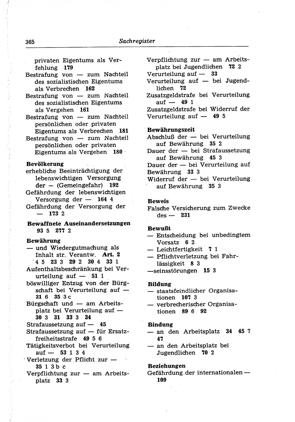 Strafrecht der Deutschen Demokratischen Republik (DDR), Lehrkommentar zum Strafgesetzbuch (StGB), Besonderer Teil 1970, Seite 365 (Strafr. DDR Lehrkomm. StGB BT 1970, S. 365)