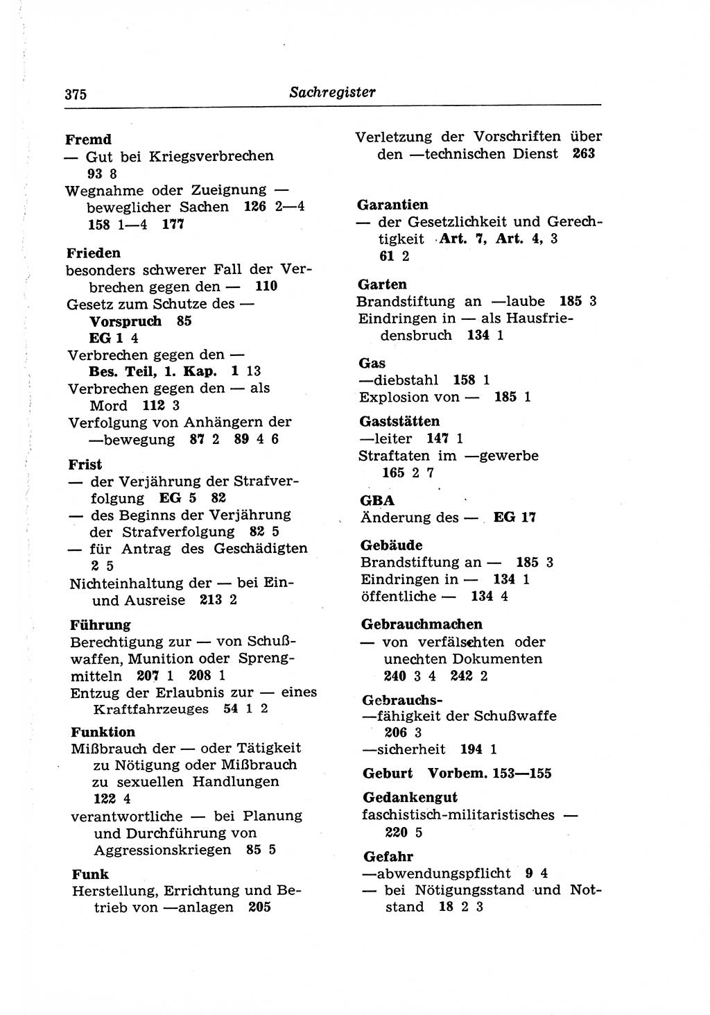 Strafrecht der Deutschen Demokratischen Republik (DDR), Lehrkommentar zum Strafgesetzbuch (StGB), Besonderer Teil 1970, Seite 375 (Strafr. DDR Lehrkomm. StGB BT 1970, S. 375)