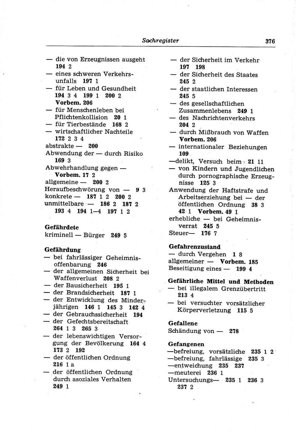 Strafrecht der Deutschen Demokratischen Republik (DDR), Lehrkommentar zum Strafgesetzbuch (StGB), Besonderer Teil 1970, Seite 376 (Strafr. DDR Lehrkomm. StGB BT 1970, S. 376)