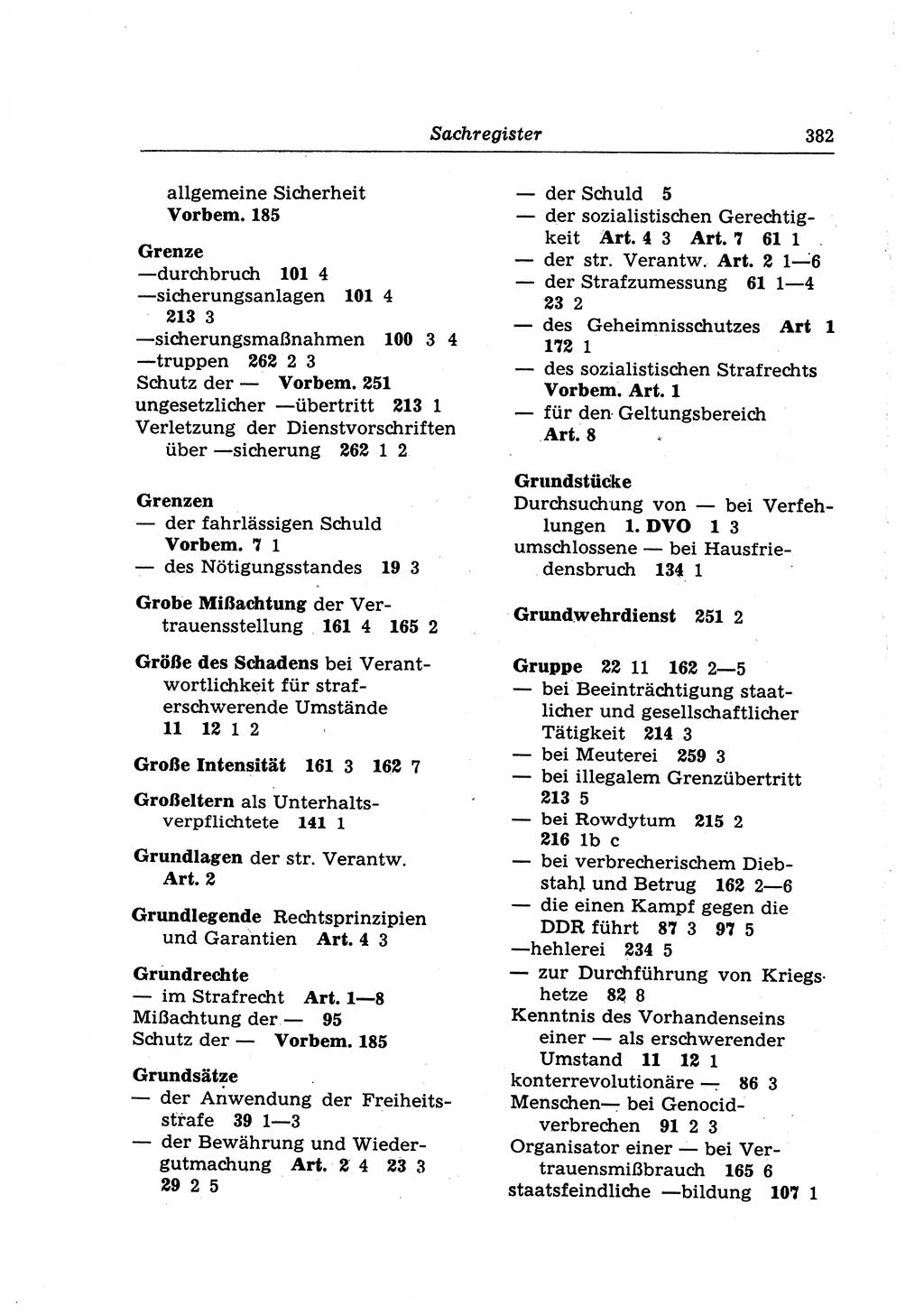 Strafrecht der Deutschen Demokratischen Republik (DDR), Lehrkommentar zum Strafgesetzbuch (StGB), Besonderer Teil 1970, Seite 382 (Strafr. DDR Lehrkomm. StGB BT 1970, S. 382)