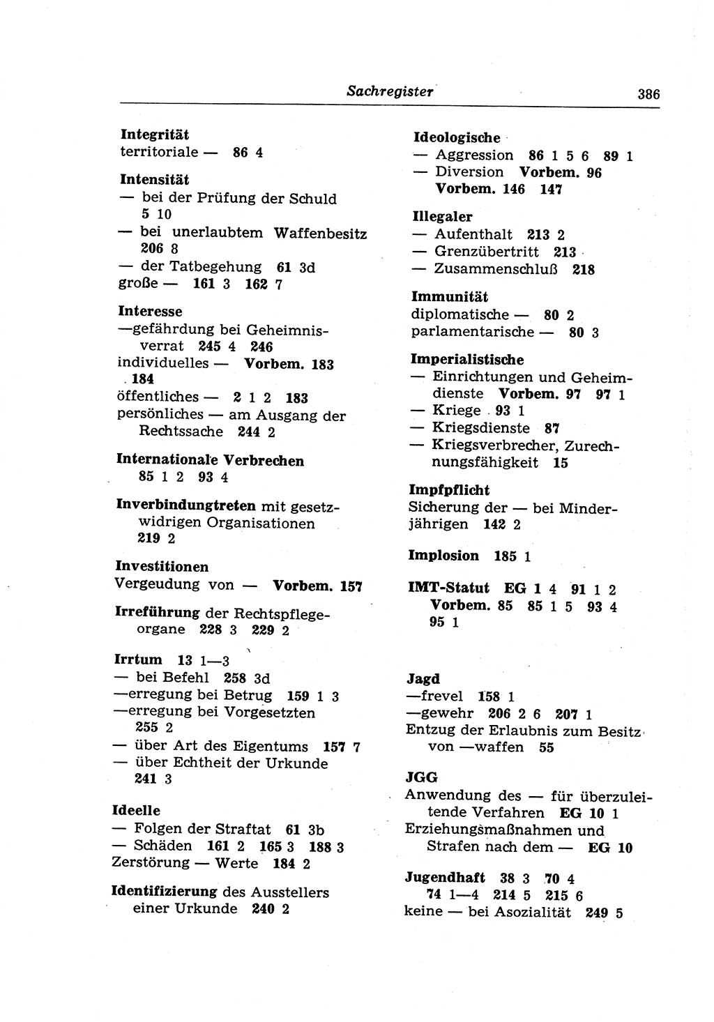 Strafrecht der Deutschen Demokratischen Republik (DDR), Lehrkommentar zum Strafgesetzbuch (StGB), Besonderer Teil 1970, Seite 386 (Strafr. DDR Lehrkomm. StGB BT 1970, S. 386)