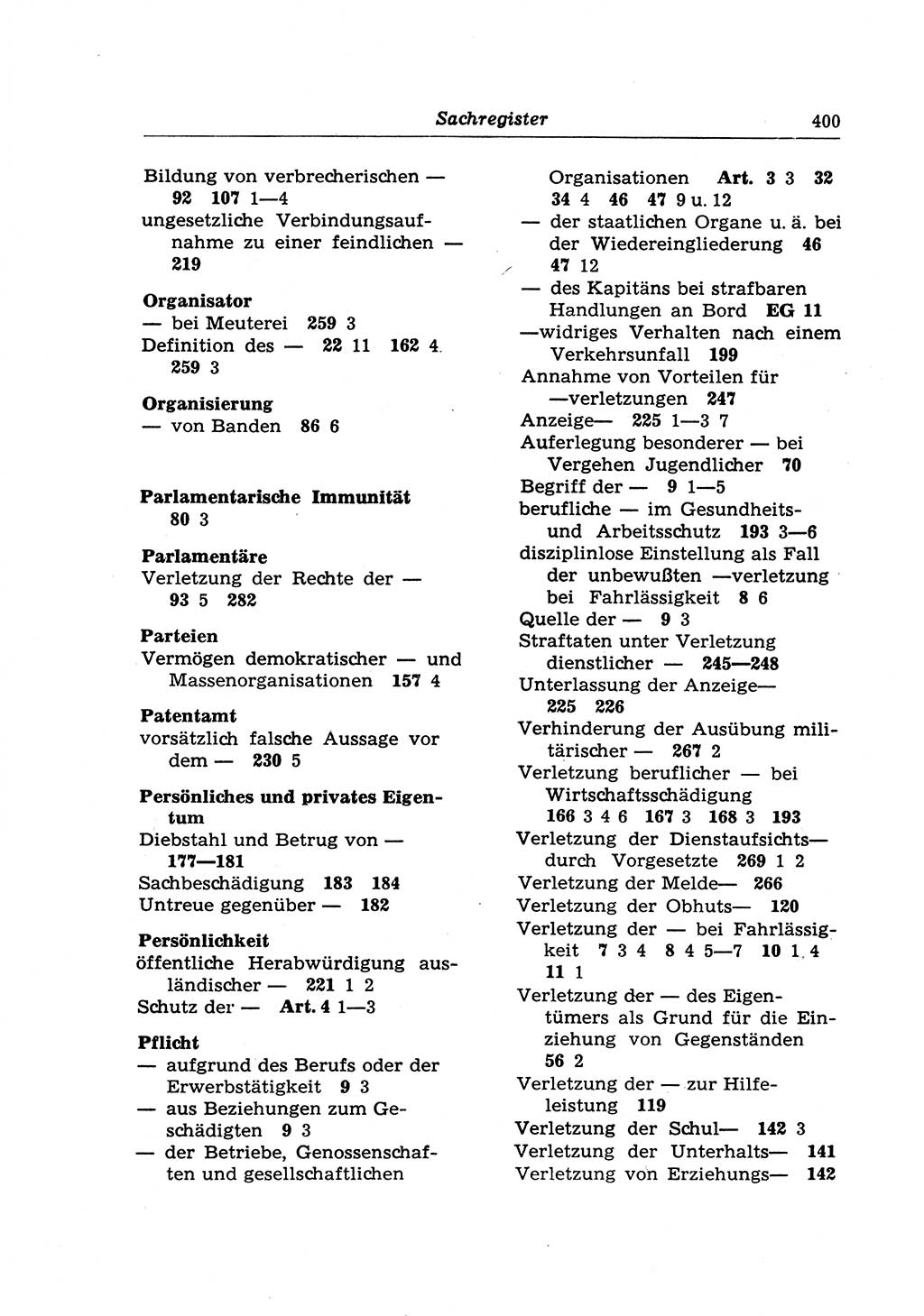 Strafrecht der Deutschen Demokratischen Republik (DDR), Lehrkommentar zum Strafgesetzbuch (StGB), Besonderer Teil 1970, Seite 400 (Strafr. DDR Lehrkomm. StGB BT 1970, S. 400)