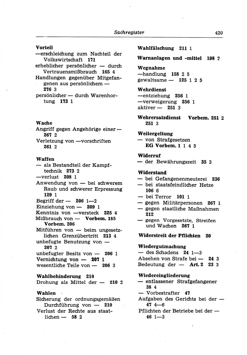 Strafrecht der Deutschen Demokratischen Republik (DDR), Lehrkommentar zum Strafgesetzbuch (StGB), Besonderer Teil 1970, Seite 420 (Strafr. DDR Lehrkomm. StGB BT 1970, S. 420)