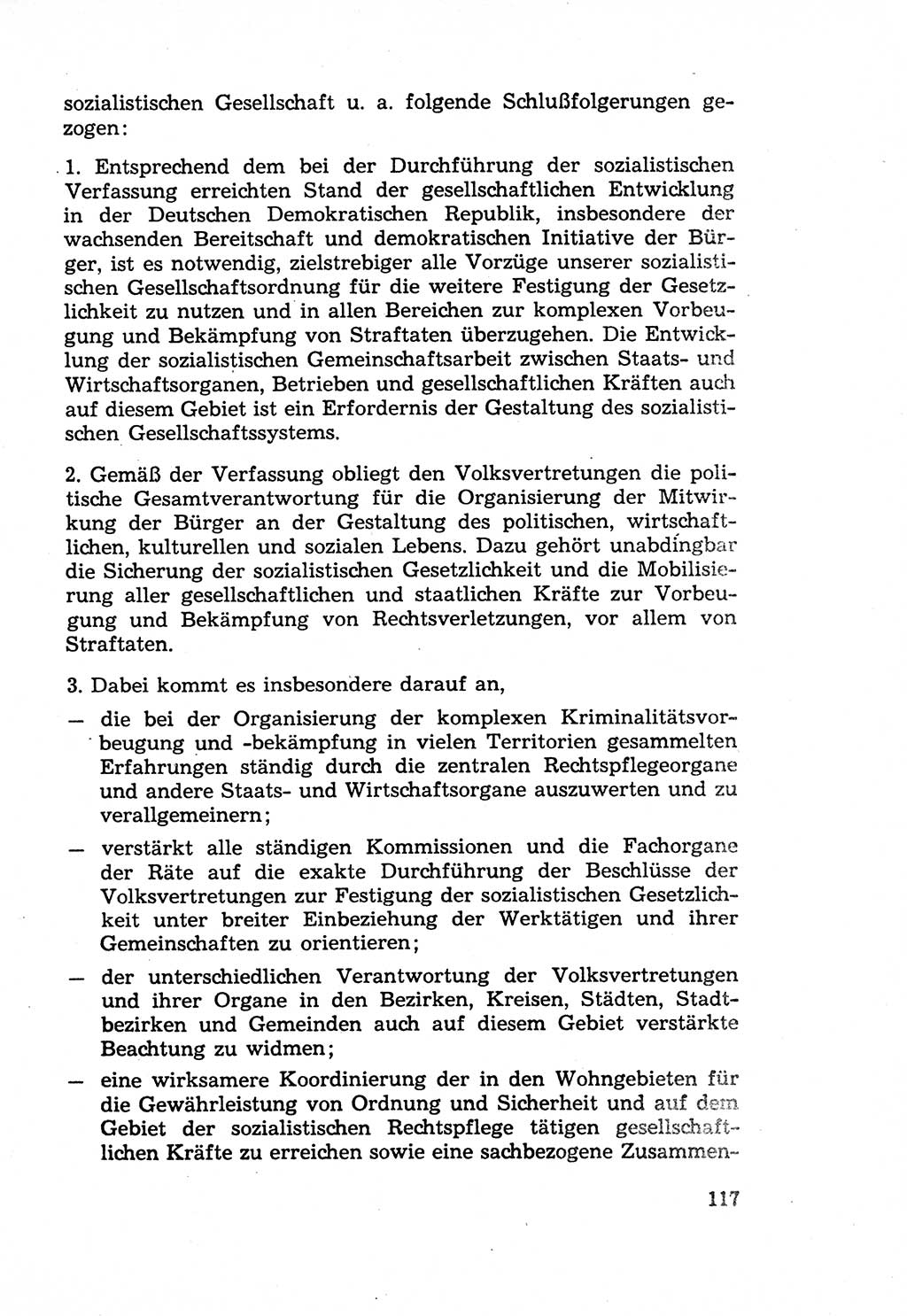 Die Wiedereingliederung Strafentlassener in das gesellschaftliche Leben [Deutsche Demokratische Republik (DDR)] und die Erziehung kriminell gefährdeter Bürger 1970, Seite 117 (Wiedereingl. Strafentl. DDR 1970, S. 117)