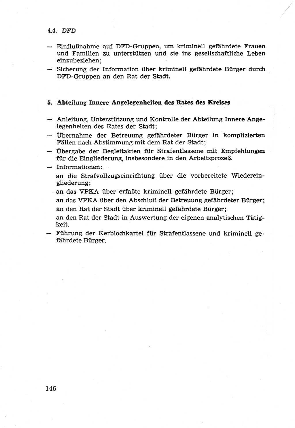 Die Wiedereingliederung Strafentlassener in das gesellschaftliche Leben [Deutsche Demokratische Republik (DDR)] und die Erziehung kriminell gefährdeter Bürger 1970, Seite 146 (Wiedereingl. Strafentl. DDR 1970, S. 146)