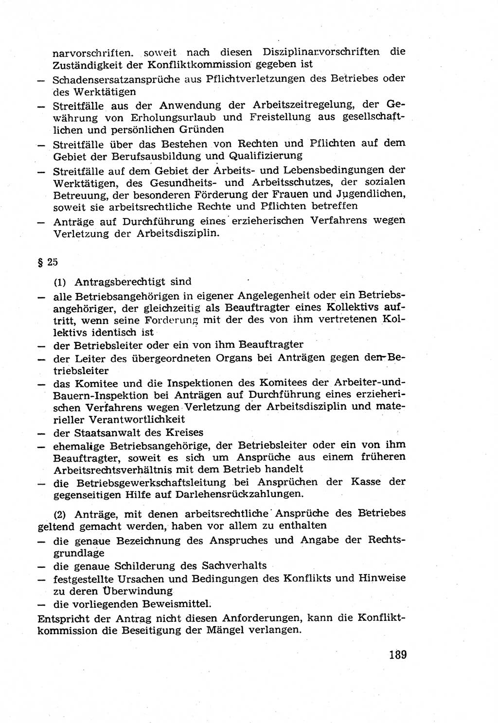 Die Wiedereingliederung Strafentlassener in das gesellschaftliche Leben [Deutsche Demokratische Republik (DDR)] und die Erziehung kriminell gefährdeter Bürger 1970, Seite 189 (Wiedereingl. Strafentl. DDR 1970, S. 189)