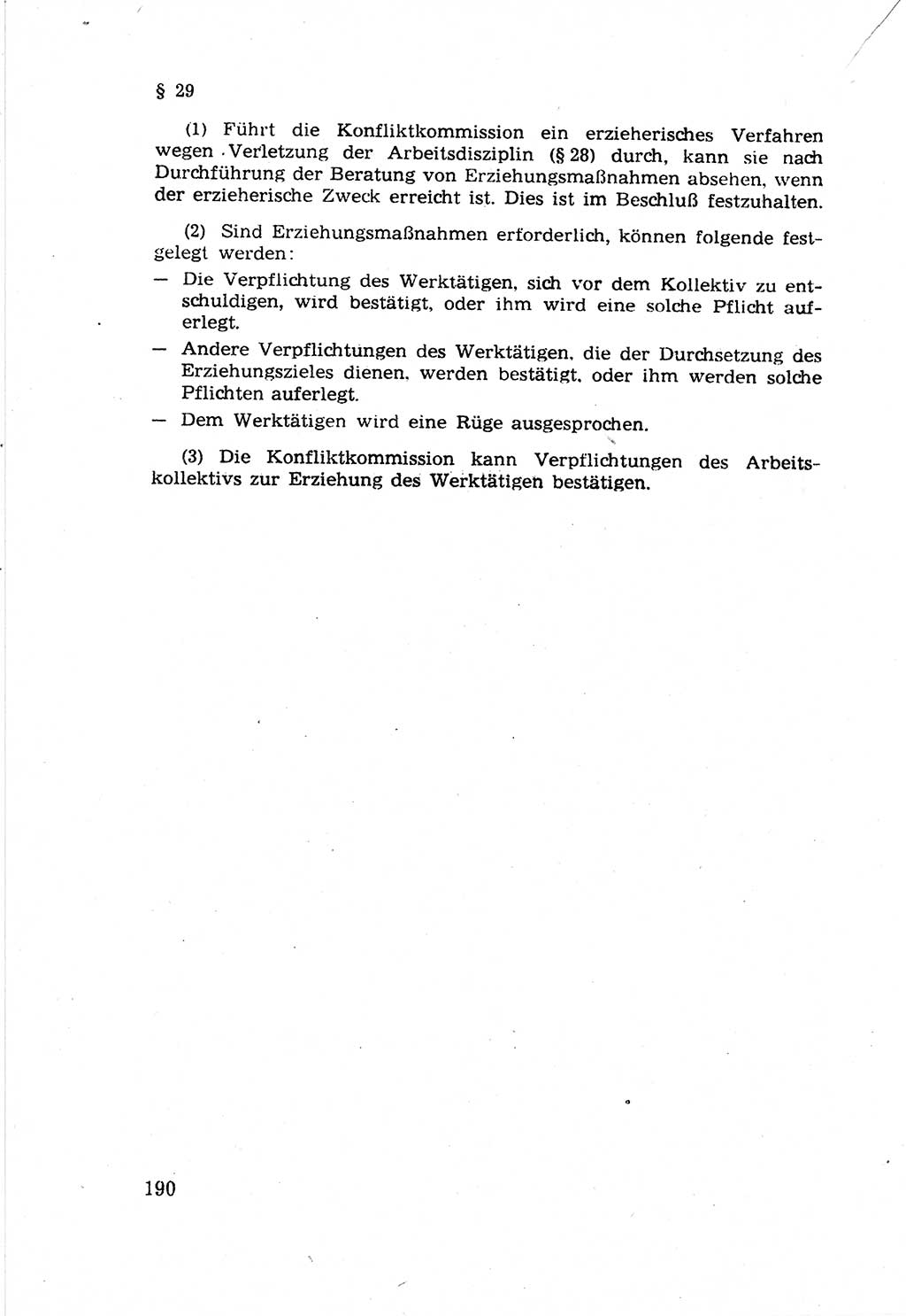 Die Wiedereingliederung Strafentlassener in das gesellschaftliche Leben [Deutsche Demokratische Republik (DDR)] und die Erziehung kriminell gefährdeter Bürger 1970, Seite 190 (Wiedereingl. Strafentl. DDR 1970, S. 190)