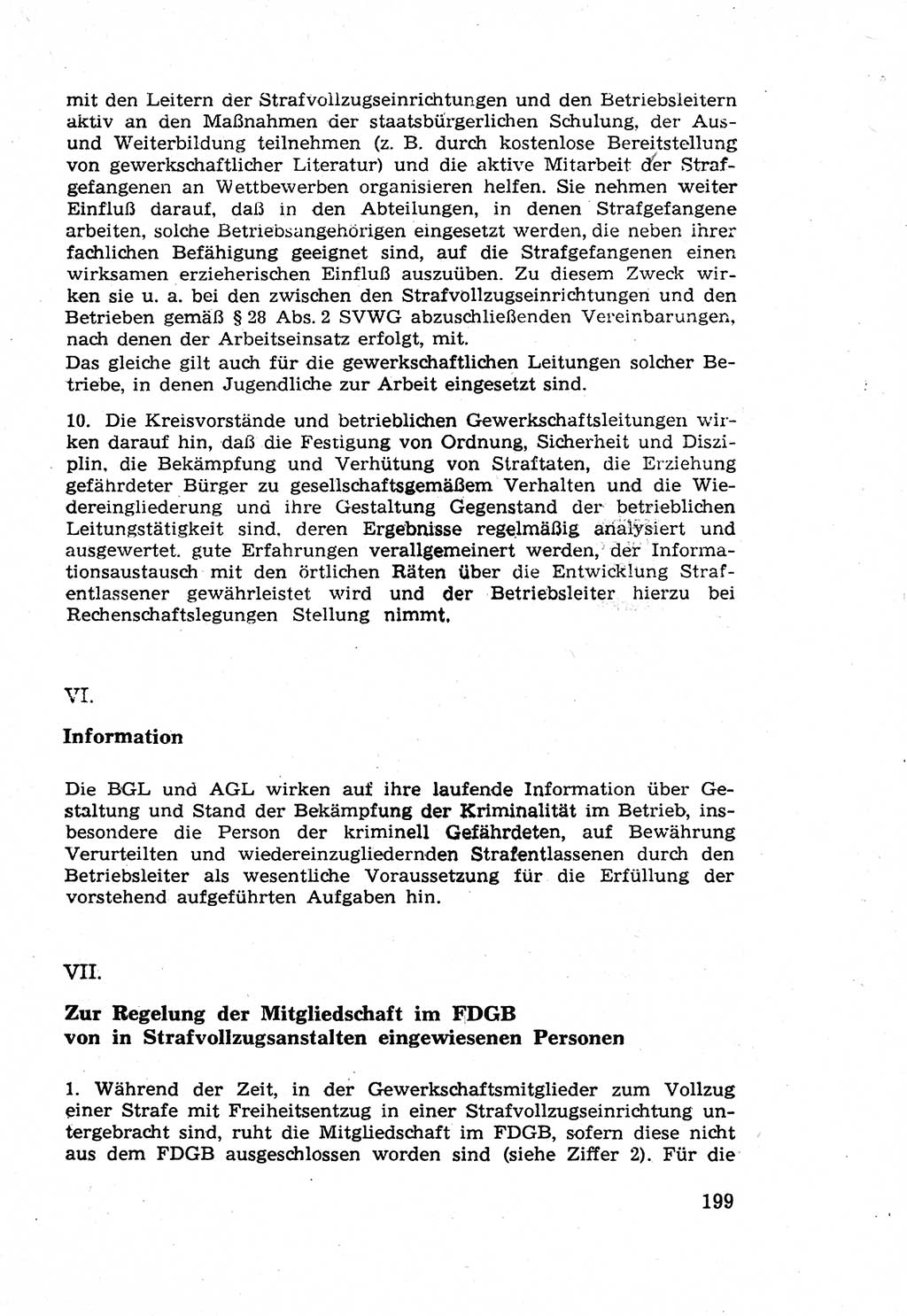 Die Wiedereingliederung Strafentlassener in das gesellschaftliche Leben [Deutsche Demokratische Republik (DDR)] und die Erziehung kriminell gefährdeter Bürger 1970, Seite 199 (Wiedereingl. Strafentl. DDR 1970, S. 199)