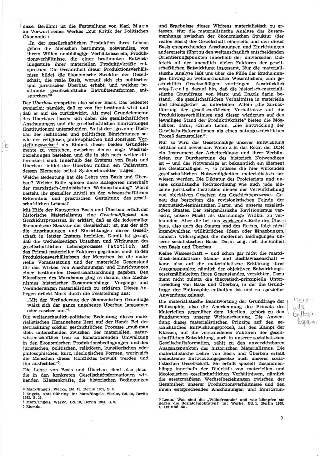 Neue Justiz (NJ), Zeitschrift für Recht und Rechtswissenschaft [Deutsche Demokratische Republik (DDR)], 24. Jahrgang 1970, Seite 3 (NJ DDR 1970, S. 3)