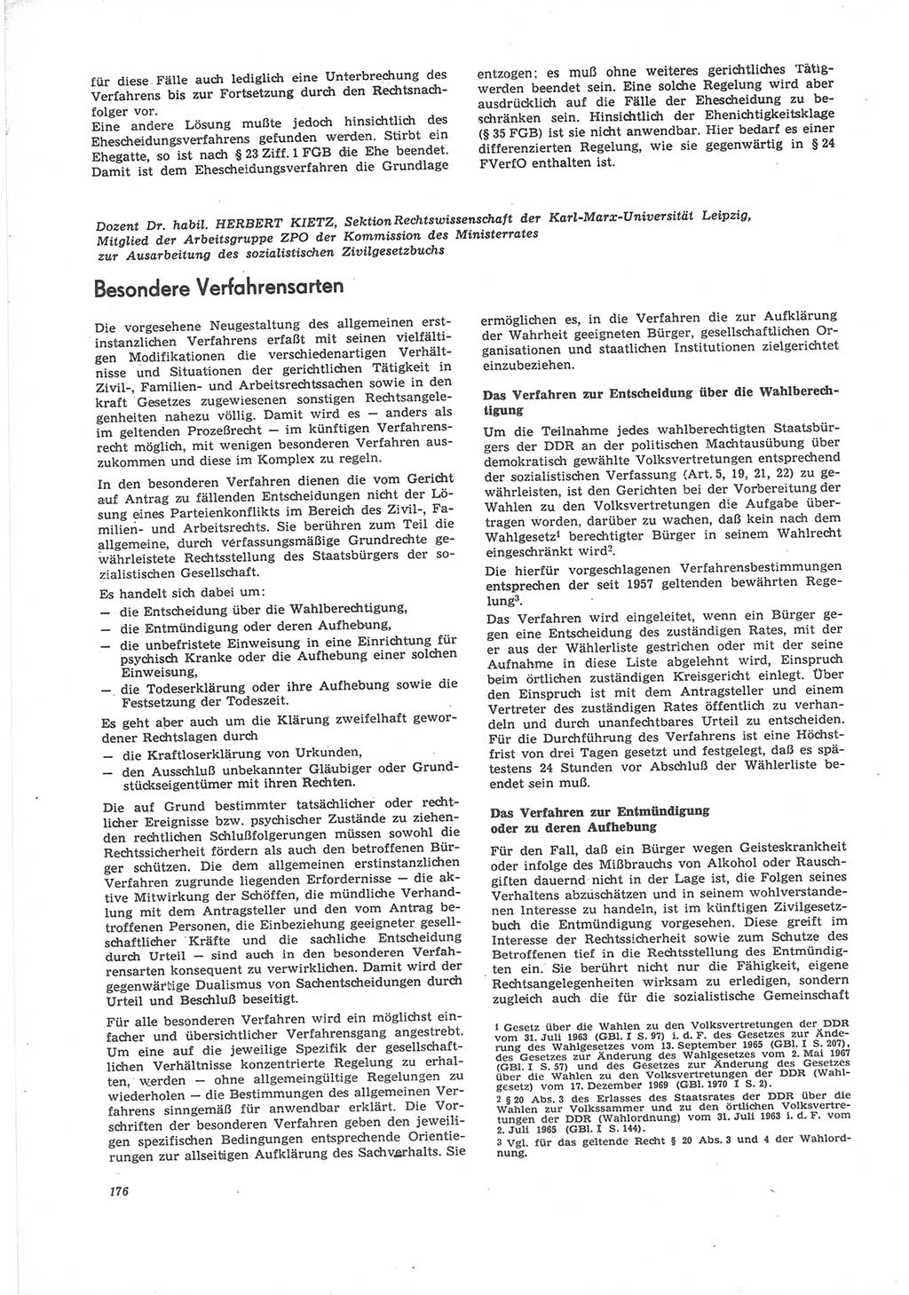 Neue Justiz (NJ), Zeitschrift für Recht und Rechtswissenschaft [Deutsche Demokratische Republik (DDR)], 24. Jahrgang 1970, Seite 176 (NJ DDR 1970, S. 176)