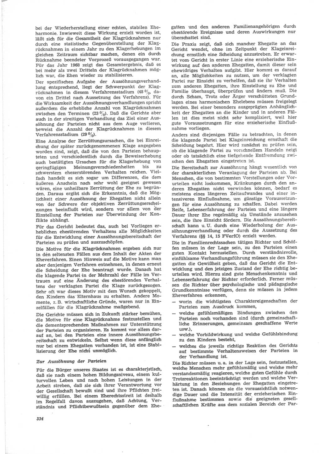 Neue Justiz (NJ), Zeitschrift für Recht und Rechtswissenschaft [Deutsche Demokratische Republik (DDR)], 24. Jahrgang 1970, Seite 334 (NJ DDR 1970, S. 334)