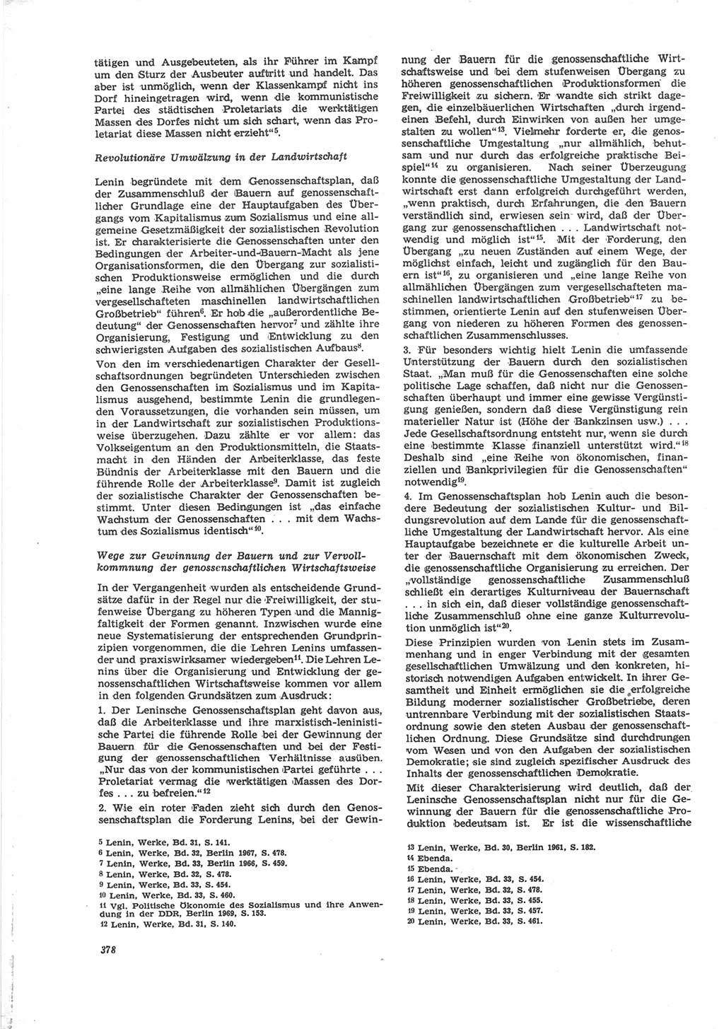 Neue Justiz (NJ), Zeitschrift für Recht und Rechtswissenschaft [Deutsche Demokratische Republik (DDR)], 24. Jahrgang 1970, Seite 378 (NJ DDR 1970, S. 378)