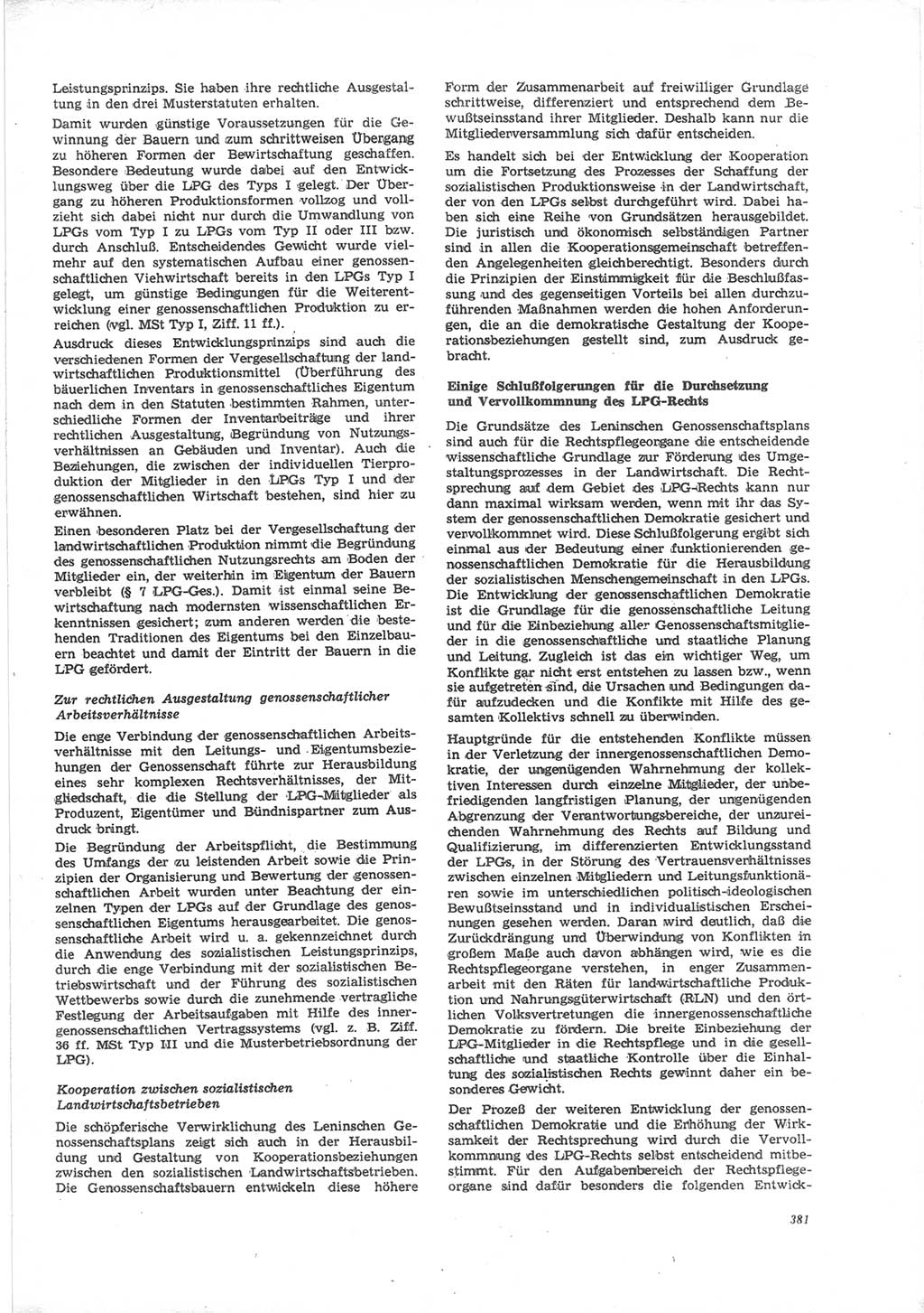 Neue Justiz (NJ), Zeitschrift für Recht und Rechtswissenschaft [Deutsche Demokratische Republik (DDR)], 24. Jahrgang 1970, Seite 381 (NJ DDR 1970, S. 381)