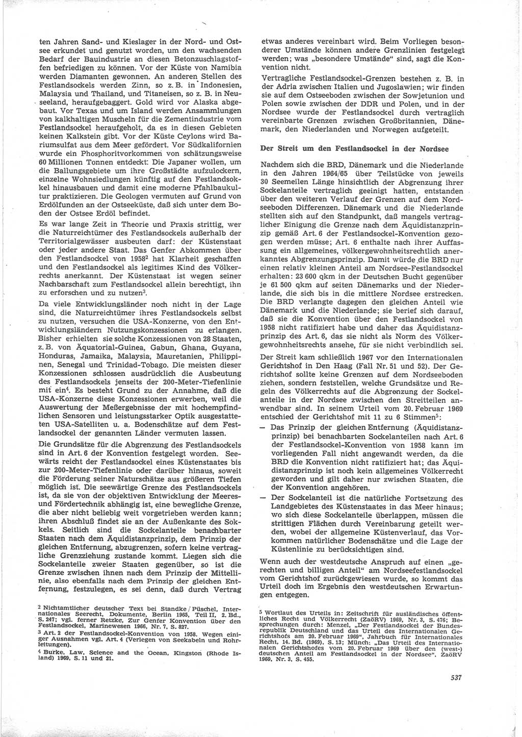 Neue Justiz (NJ), Zeitschrift für Recht und Rechtswissenschaft [Deutsche Demokratische Republik (DDR)], 24. Jahrgang 1970, Seite 537 (NJ DDR 1970, S. 537)
