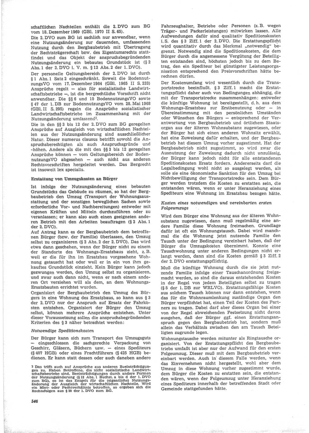 Neue Justiz (NJ), Zeitschrift für Recht und Rechtswissenschaft [Deutsche Demokratische Republik (DDR)], 24. Jahrgang 1970, Seite 546 (NJ DDR 1970, S. 546)