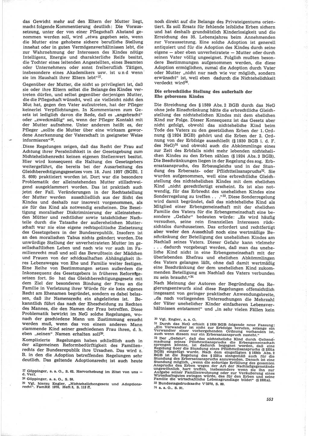 Neue Justiz (NJ), Zeitschrift für Recht und Rechtswissenschaft [Deutsche Demokratische Republik (DDR)], 24. Jahrgang 1970, Seite 553 (NJ DDR 1970, S. 553)